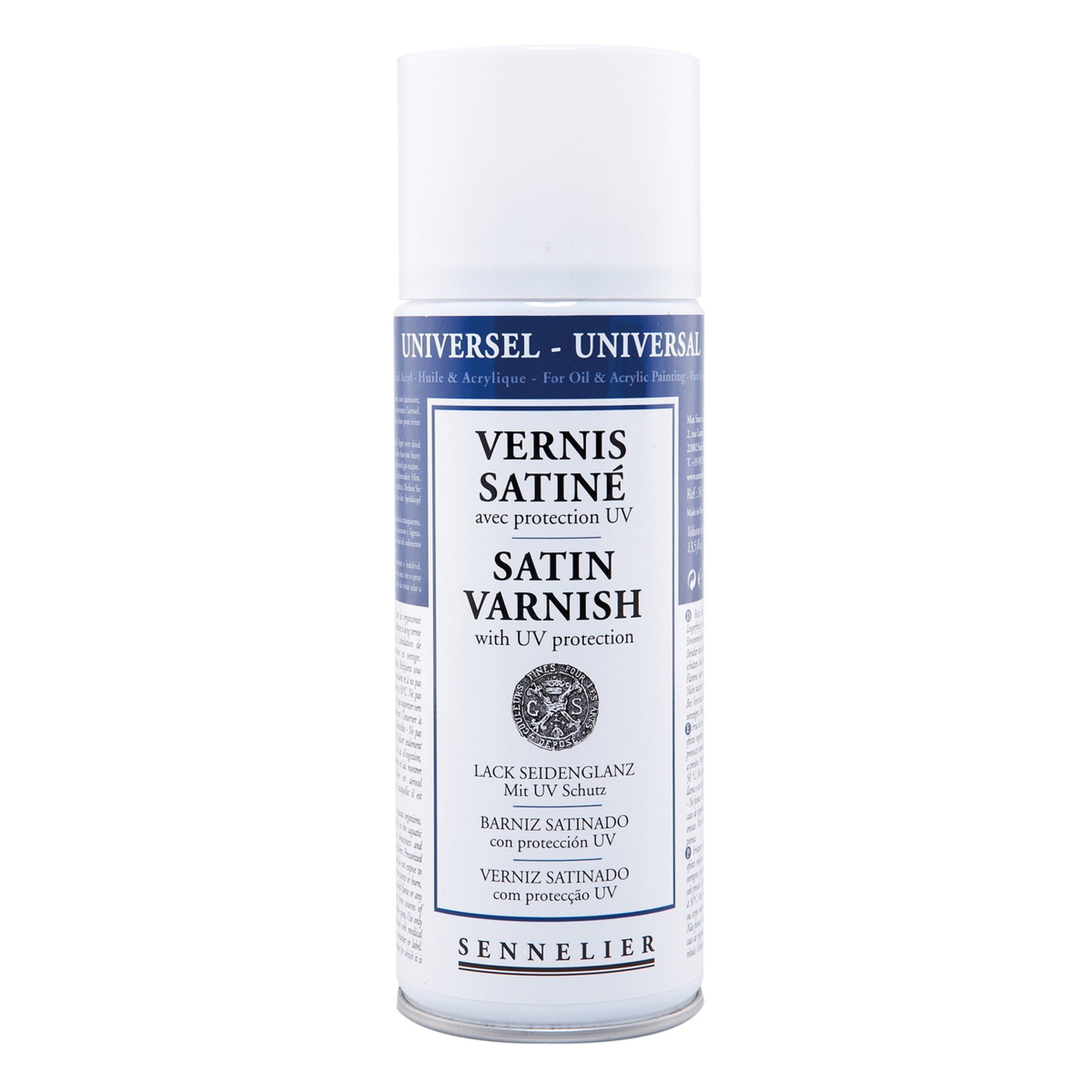 Sennelier Fernissa - UV Aerosol Painting Varnish Satin - 400 ml
