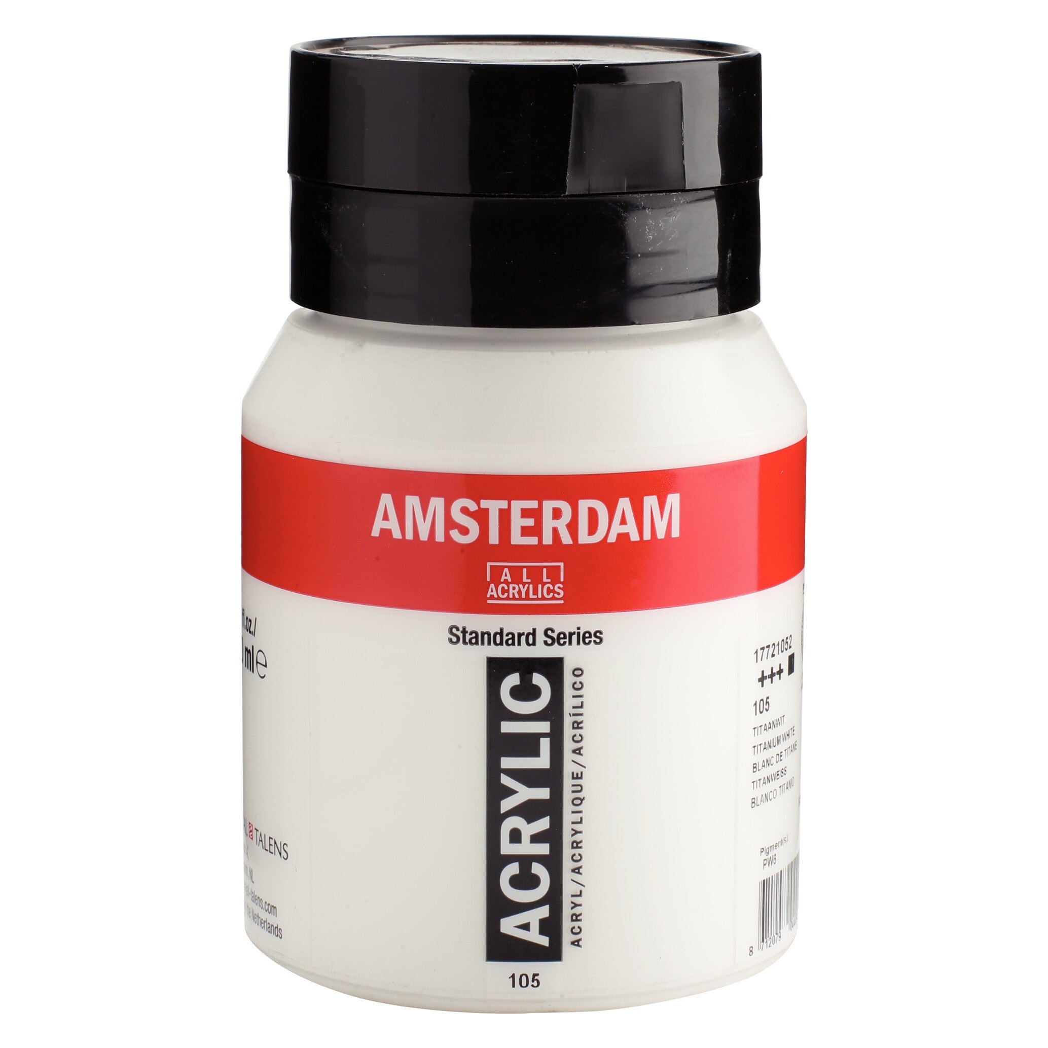 Amsterdam Akrylfärg 500ml - Titanium White #105