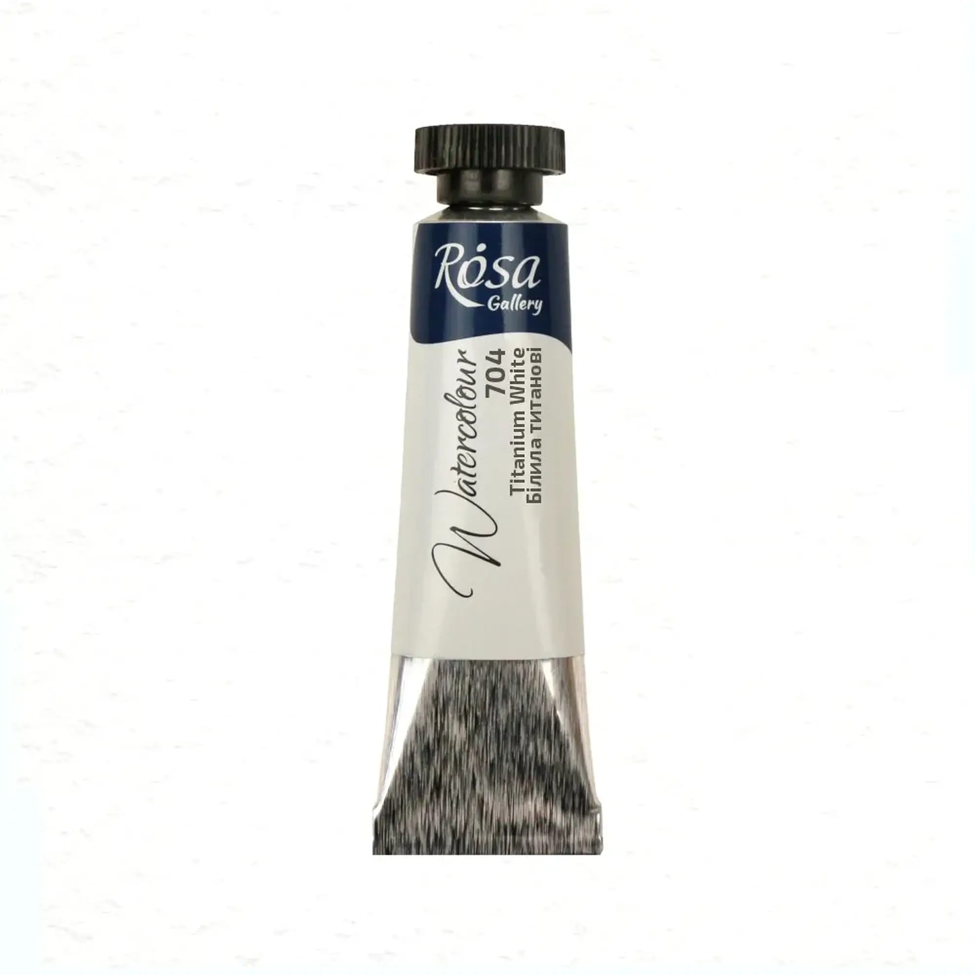 Rosa Gallery akvarellfärg 10 ml - Titanium White #704