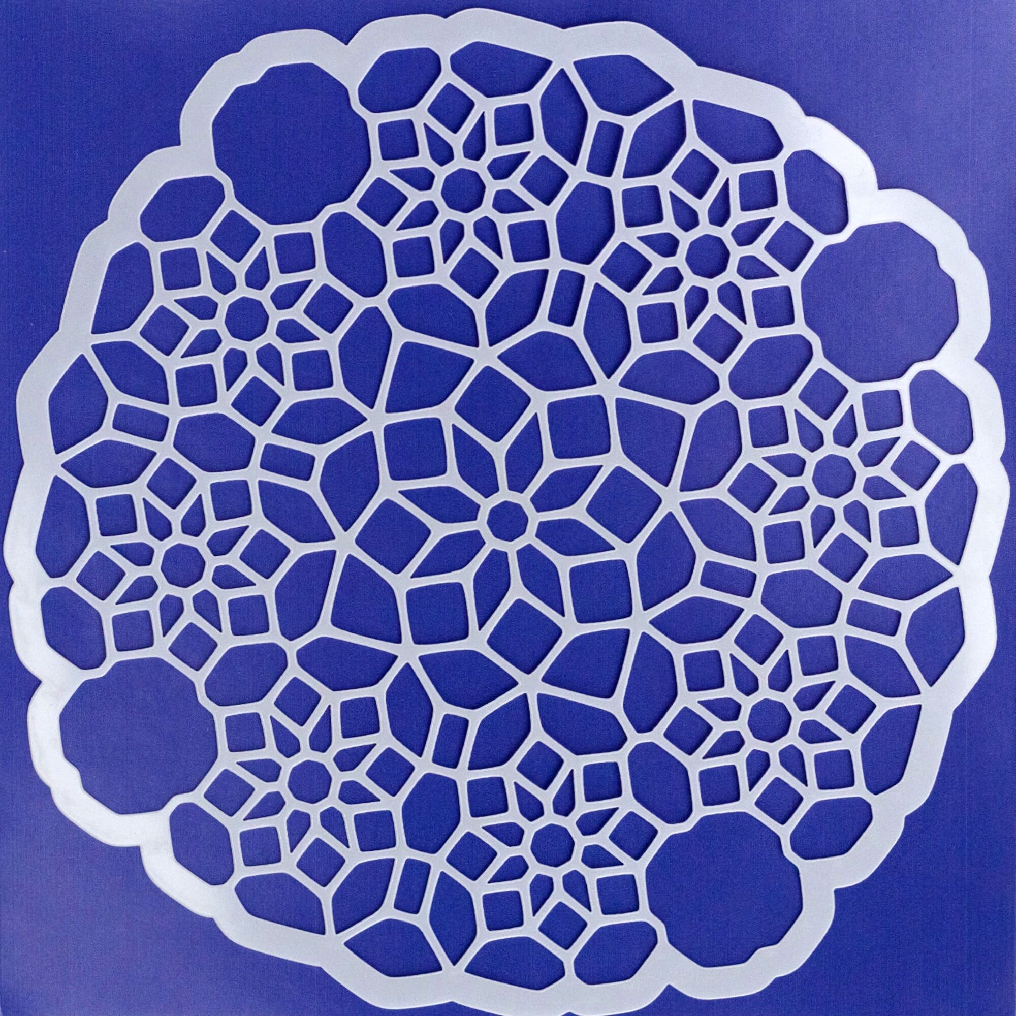 Schablon 15 x 15 cm - Mandala Balance - Art of Veda