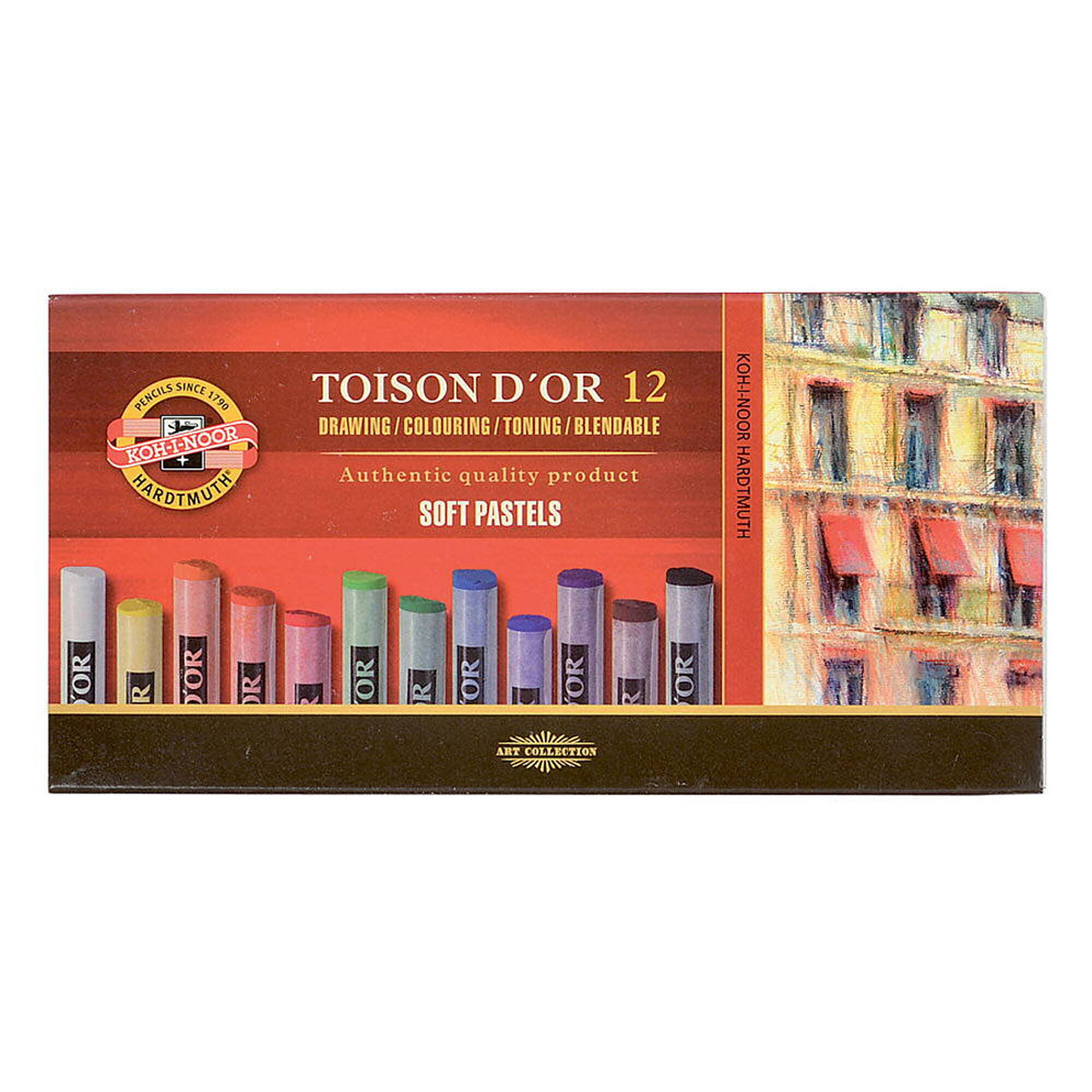 Koh-I-Noor Torrpastell - Toison D'or Soft Pastels - 12st
