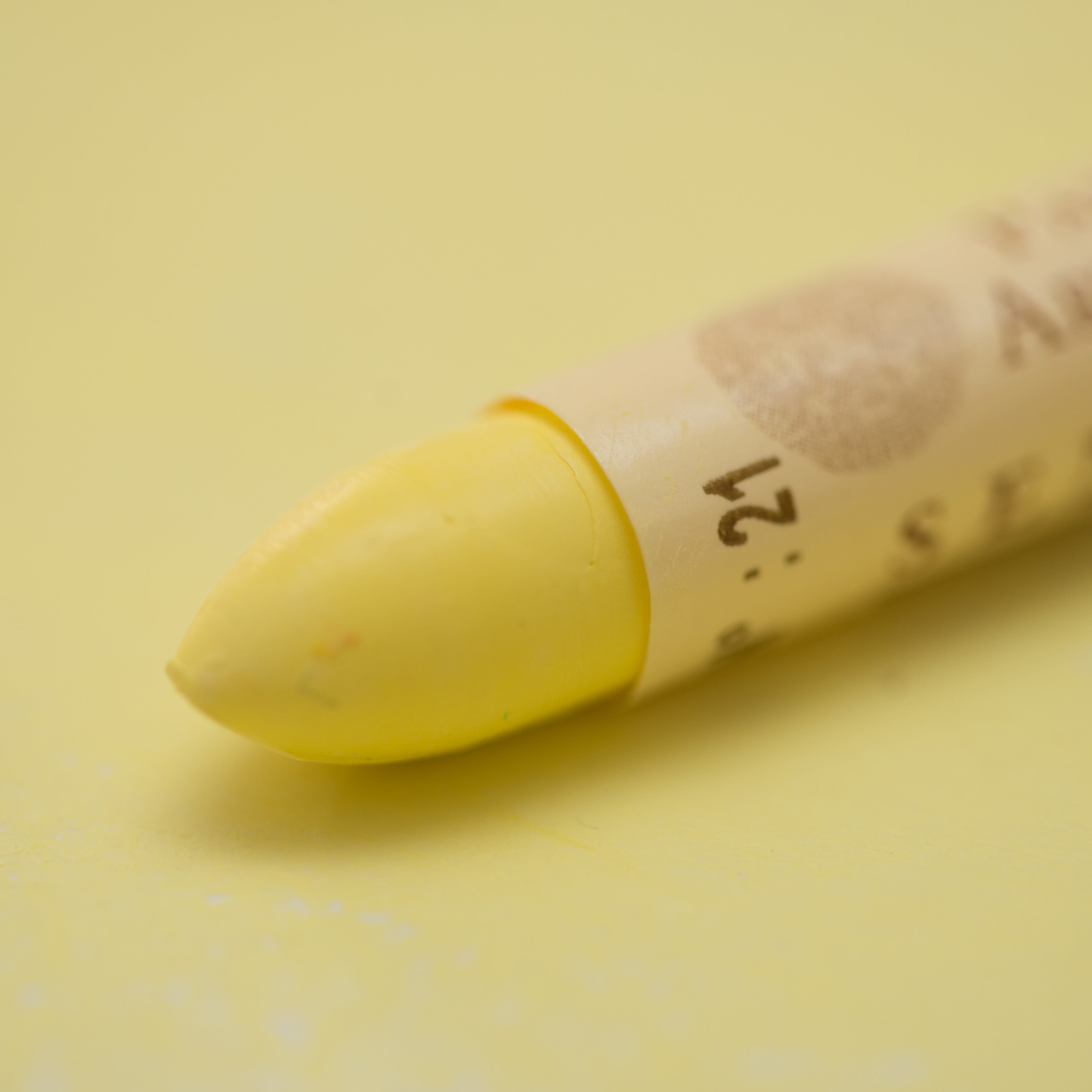 Sennelier Oil Pastel 5ml Oljepastellkrita - Naples Yellow #021 fargprov