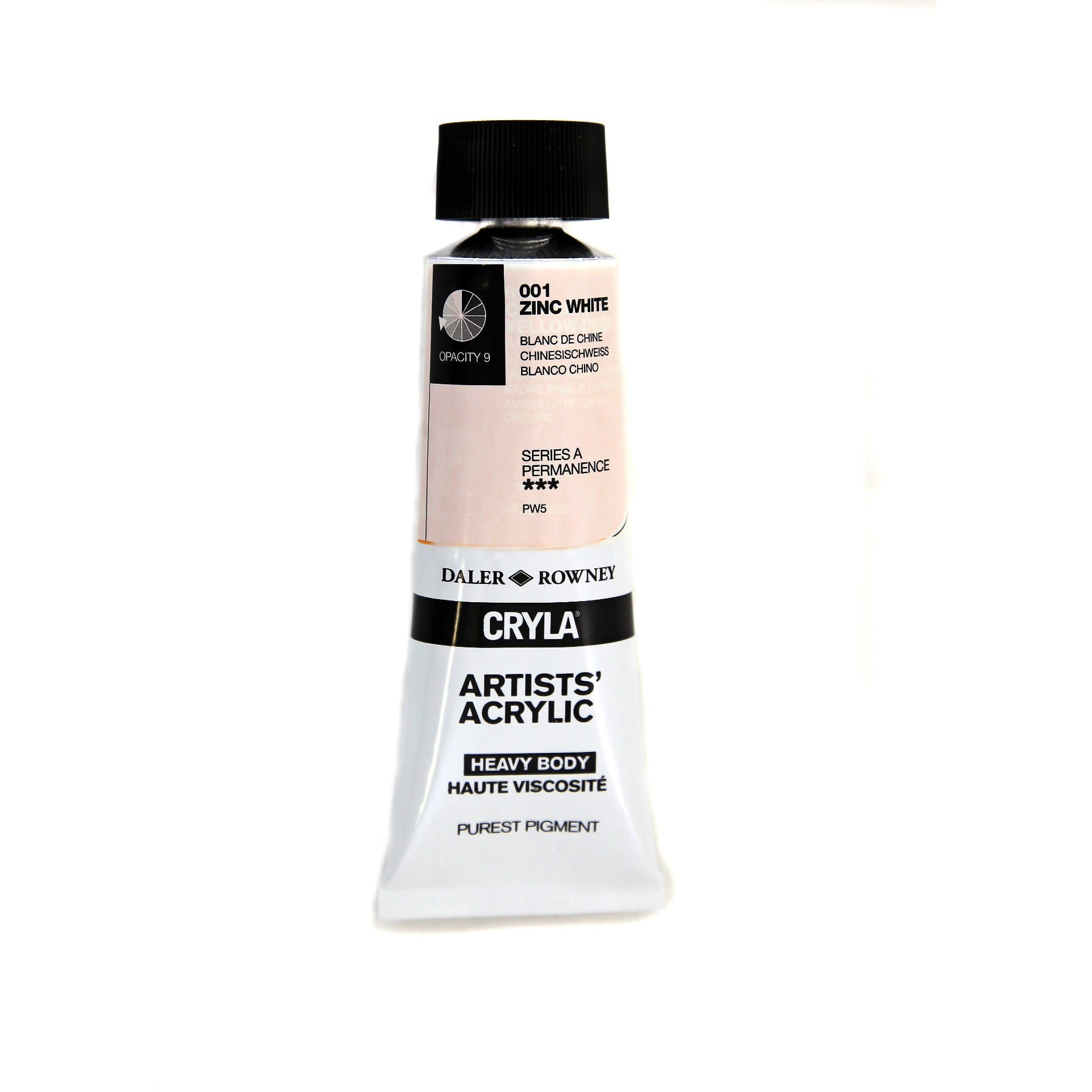 Cryla Artists' Akrylfärg 75 ml - Zinc White #001