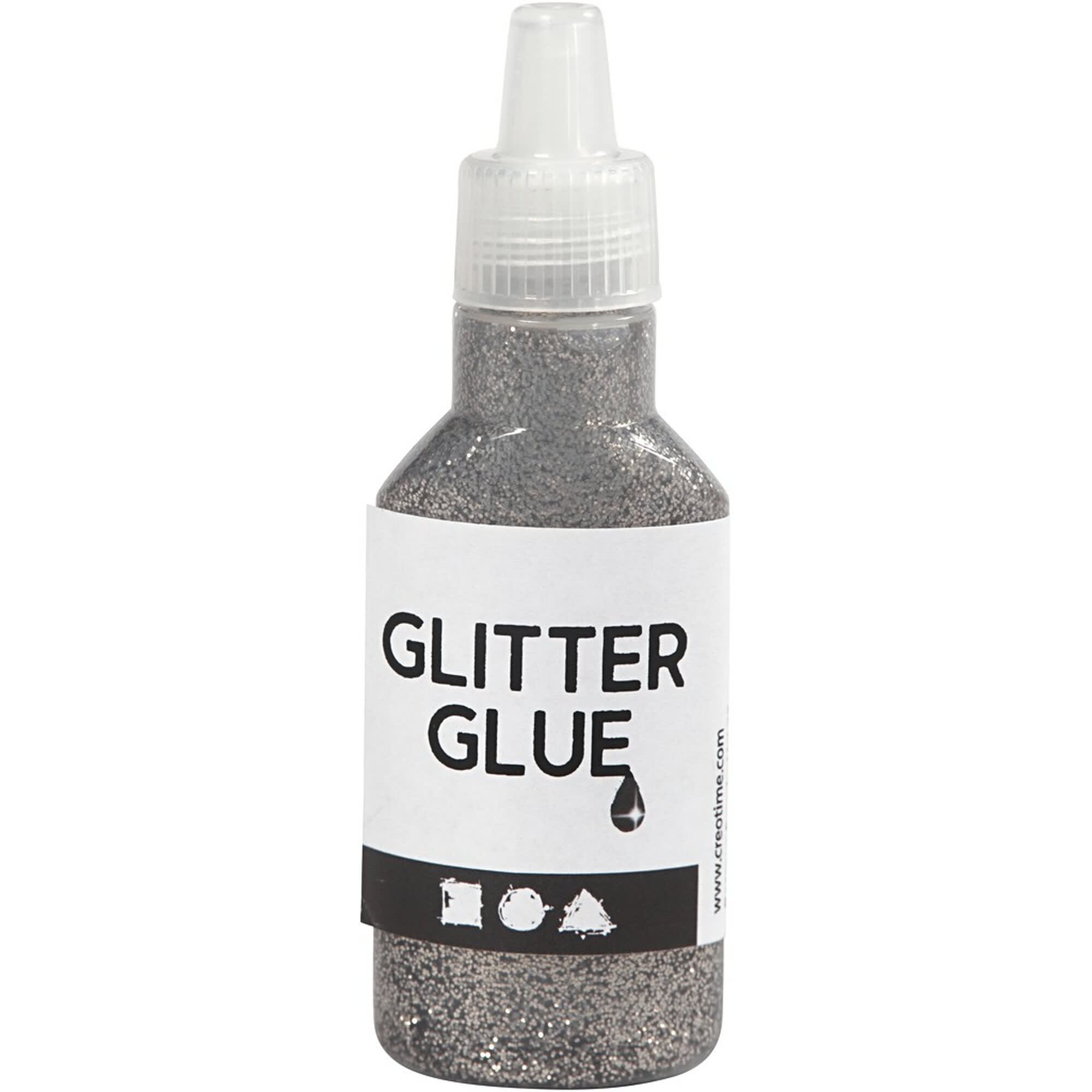 Glitterlim - 25 ml - Creotime - Silver