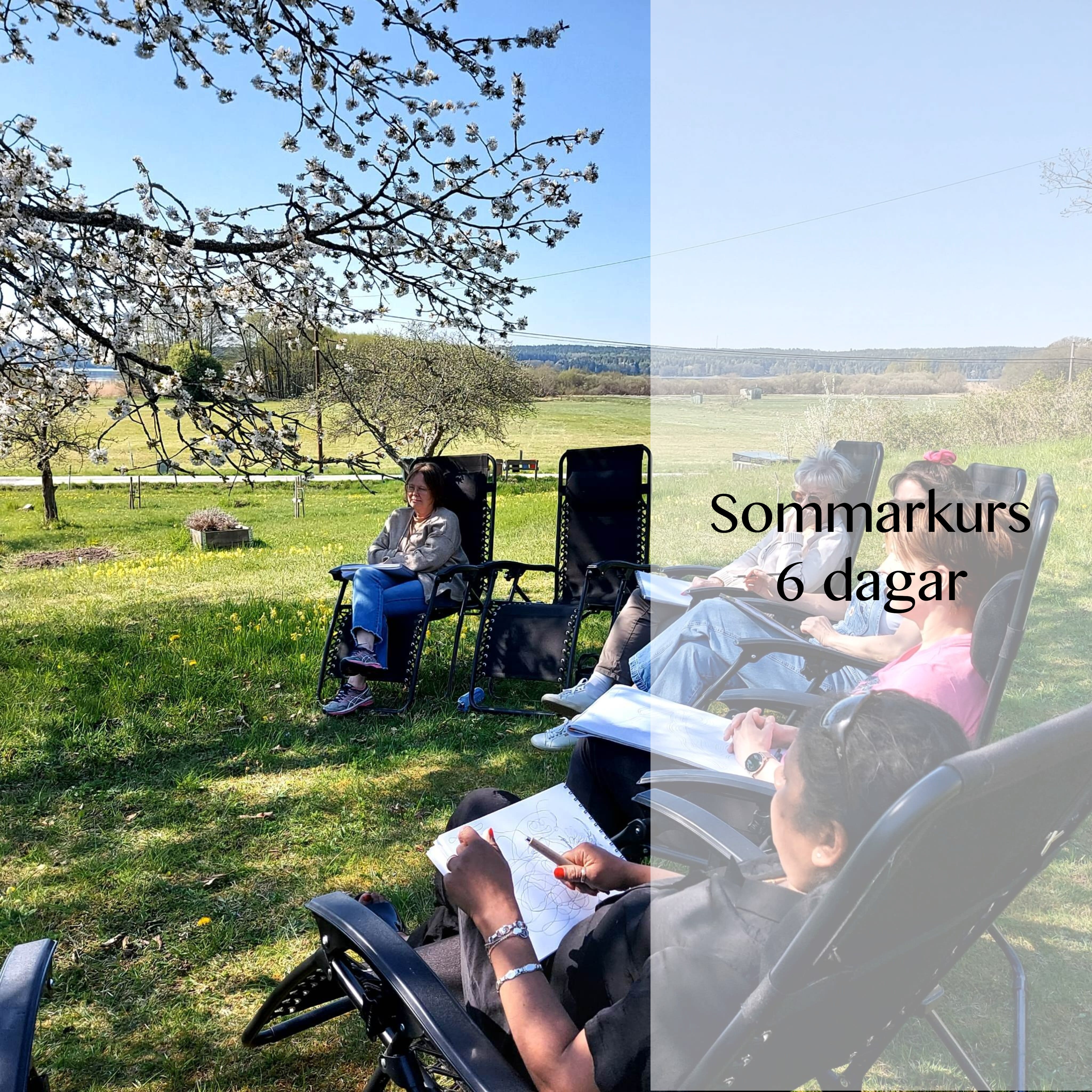 Målarkurs Vedic Art Grund & Fortsättning - Sommarvecka 9-14 aug