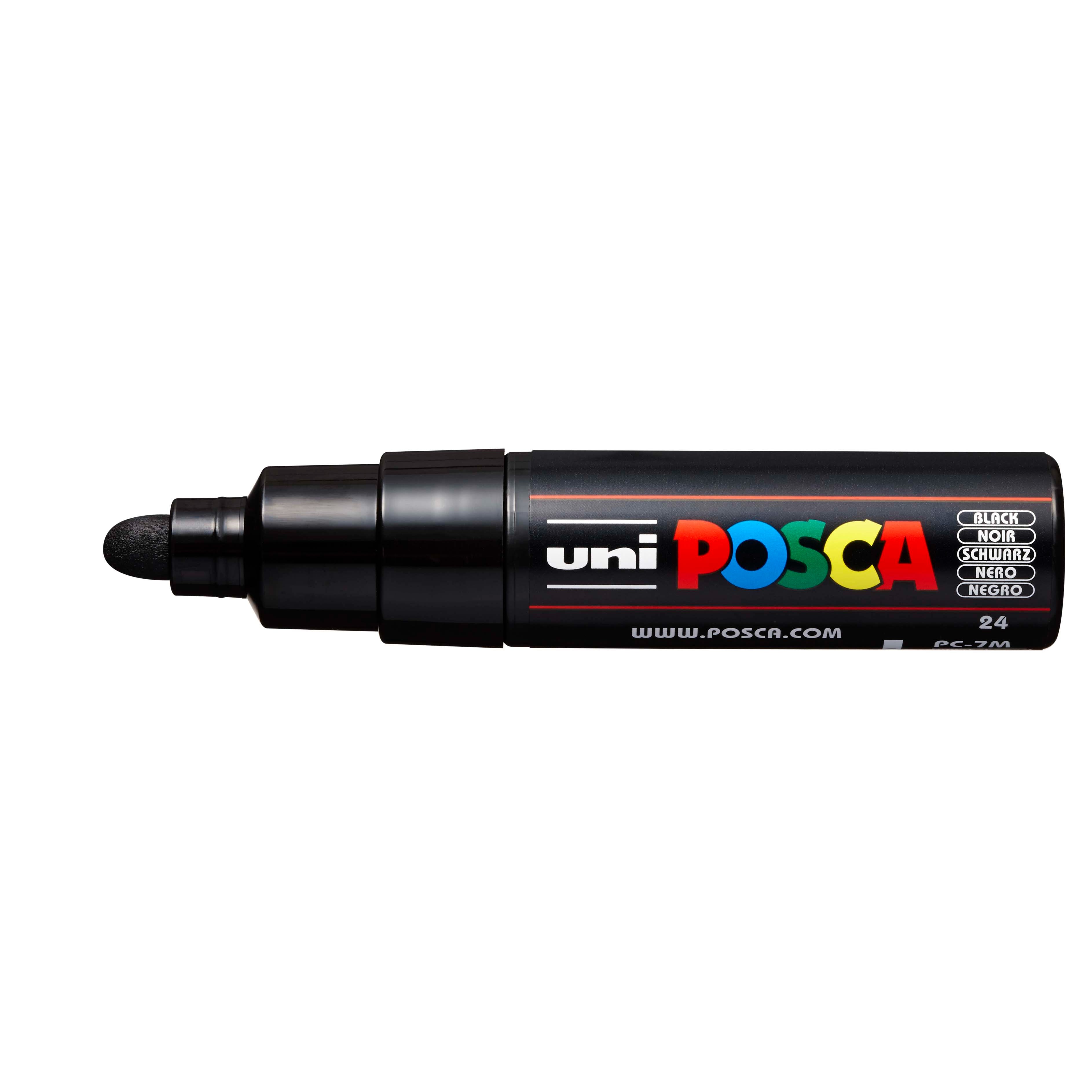 Posca Penna PC-7M Broad (4,5–5,5 mm) - Black #046