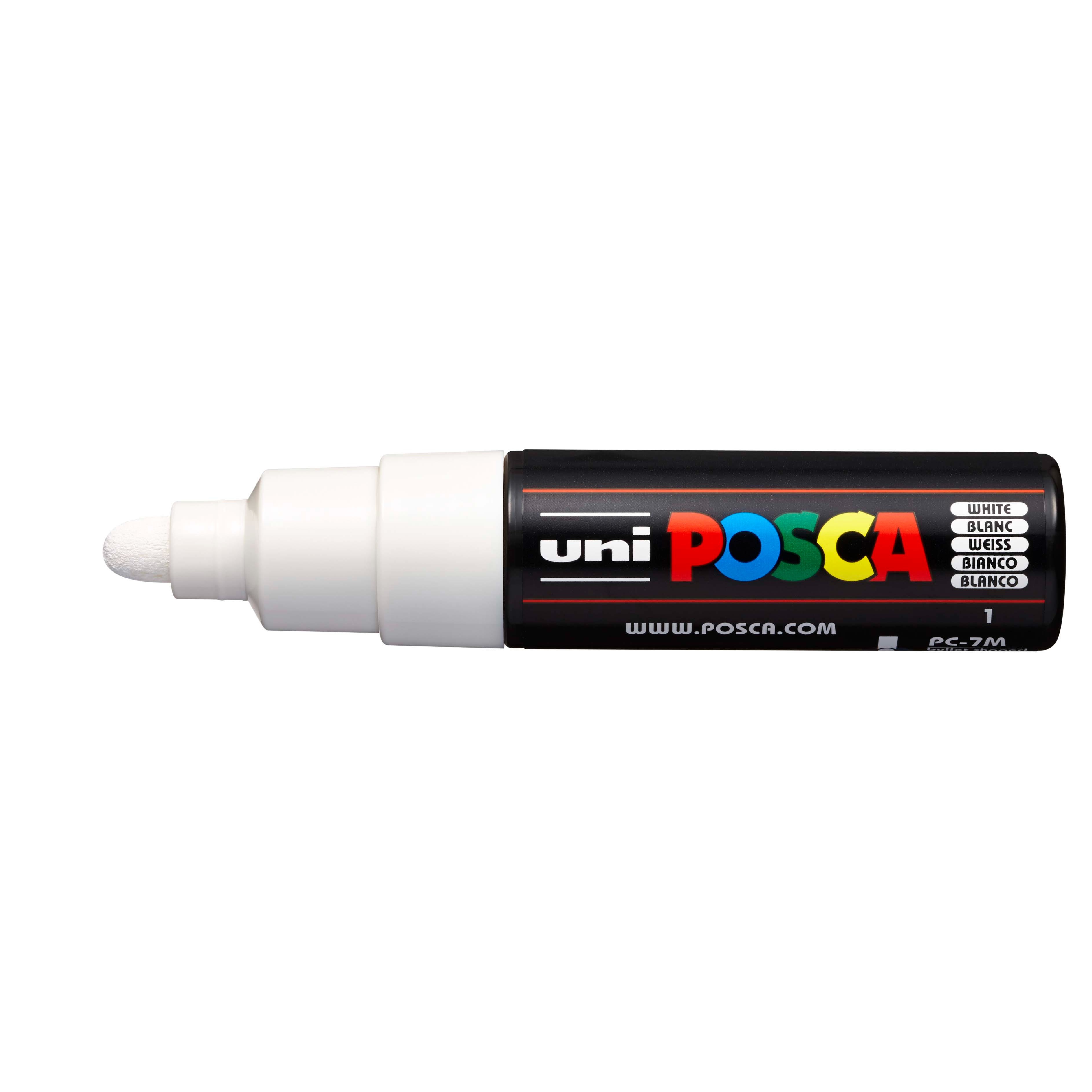 Posca Penna PC-7M Broad (4,5–5,5 mm) - White #052