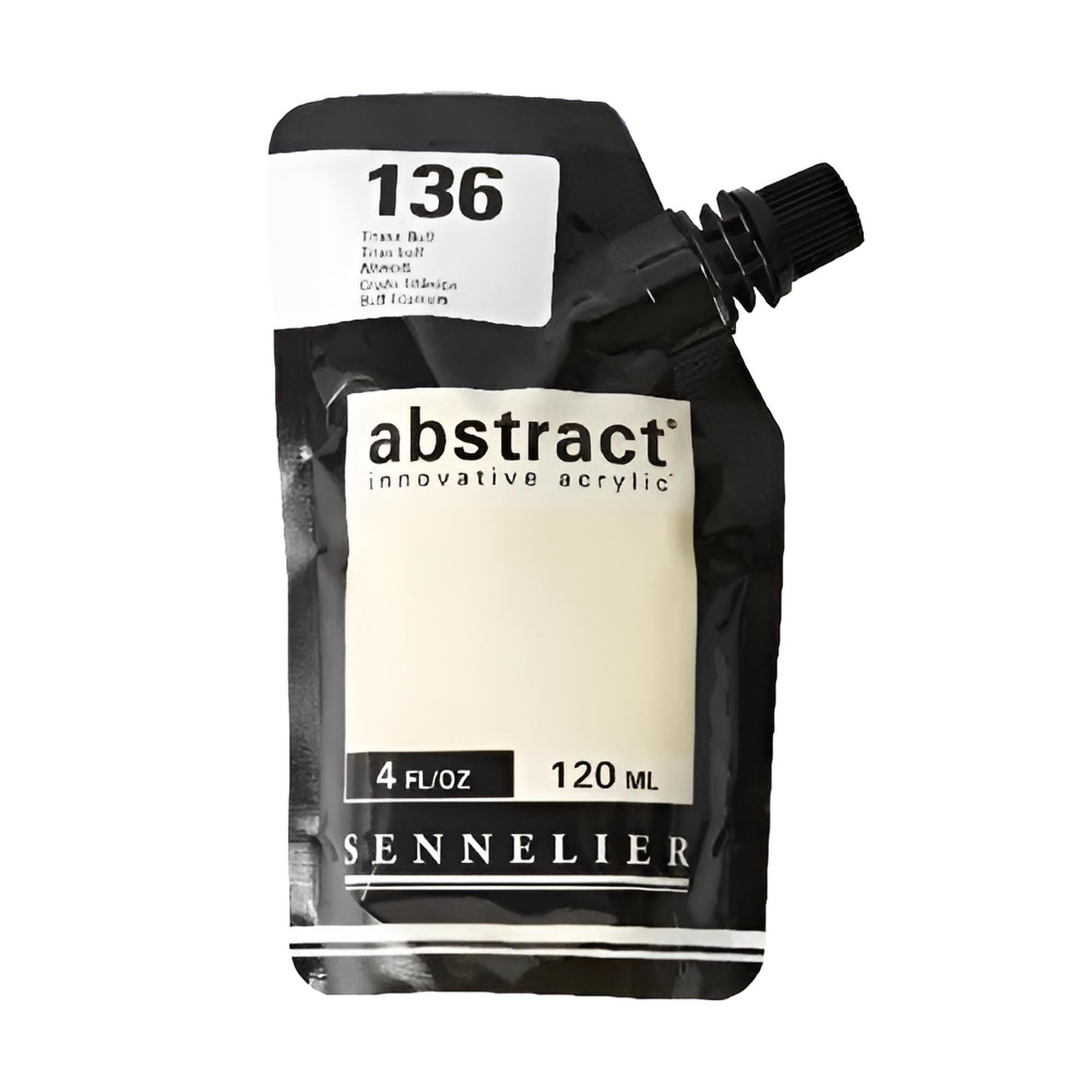 Sennelier Abstract Akrylfärg 120ml - Titan buff #136