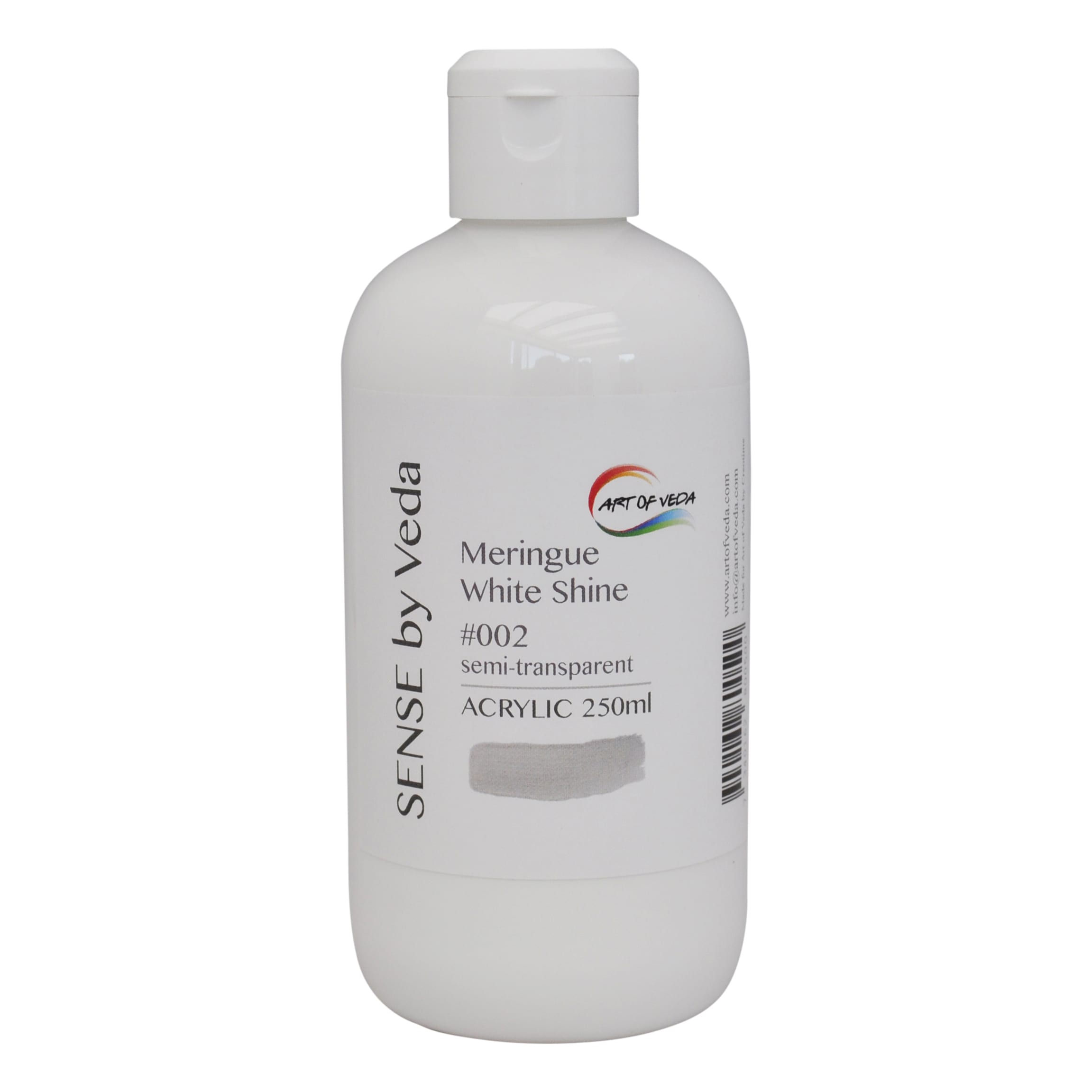 SENSE by Veda Akrylfärg 250 ml - Meringue White Shine #002