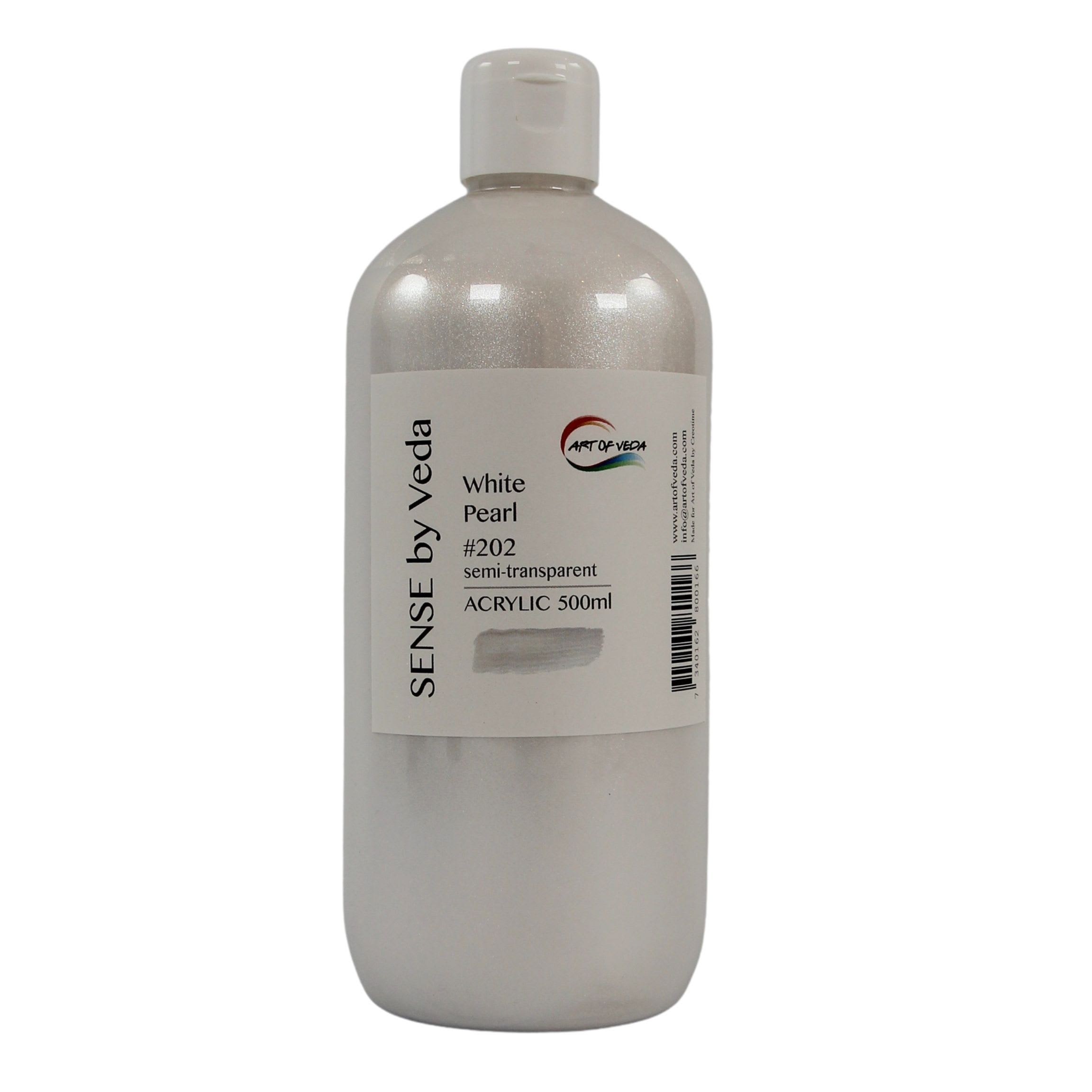 SENSE by Veda Akrylfärg 500ml - White Pearl #202