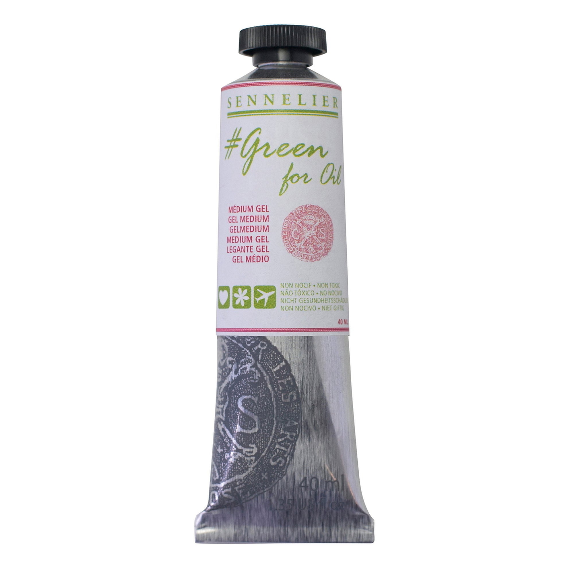 Sennelier Oljemedium - Green for Oil Gel Medium - 40 ml