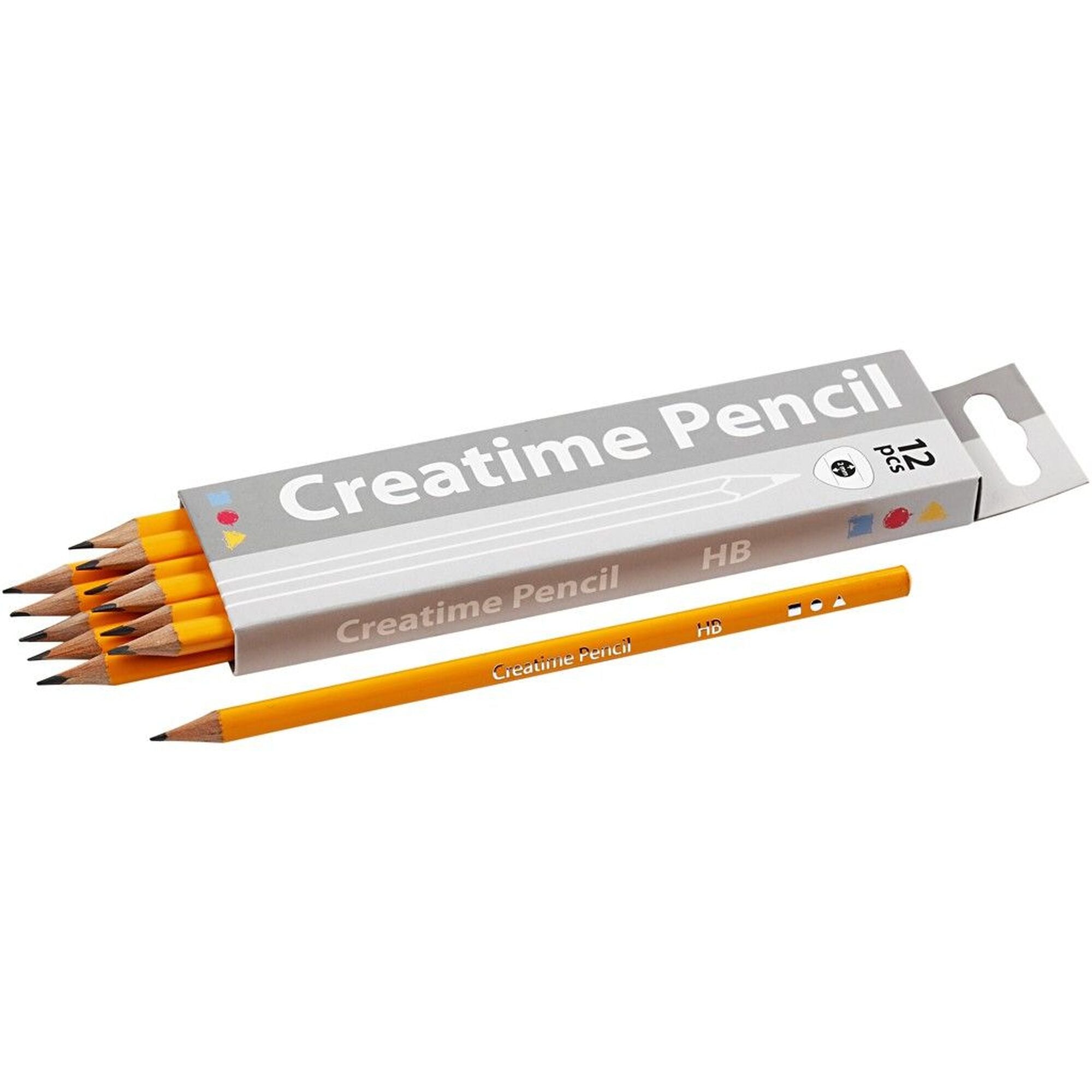 Creotime Skolblyerts HB - 12 st