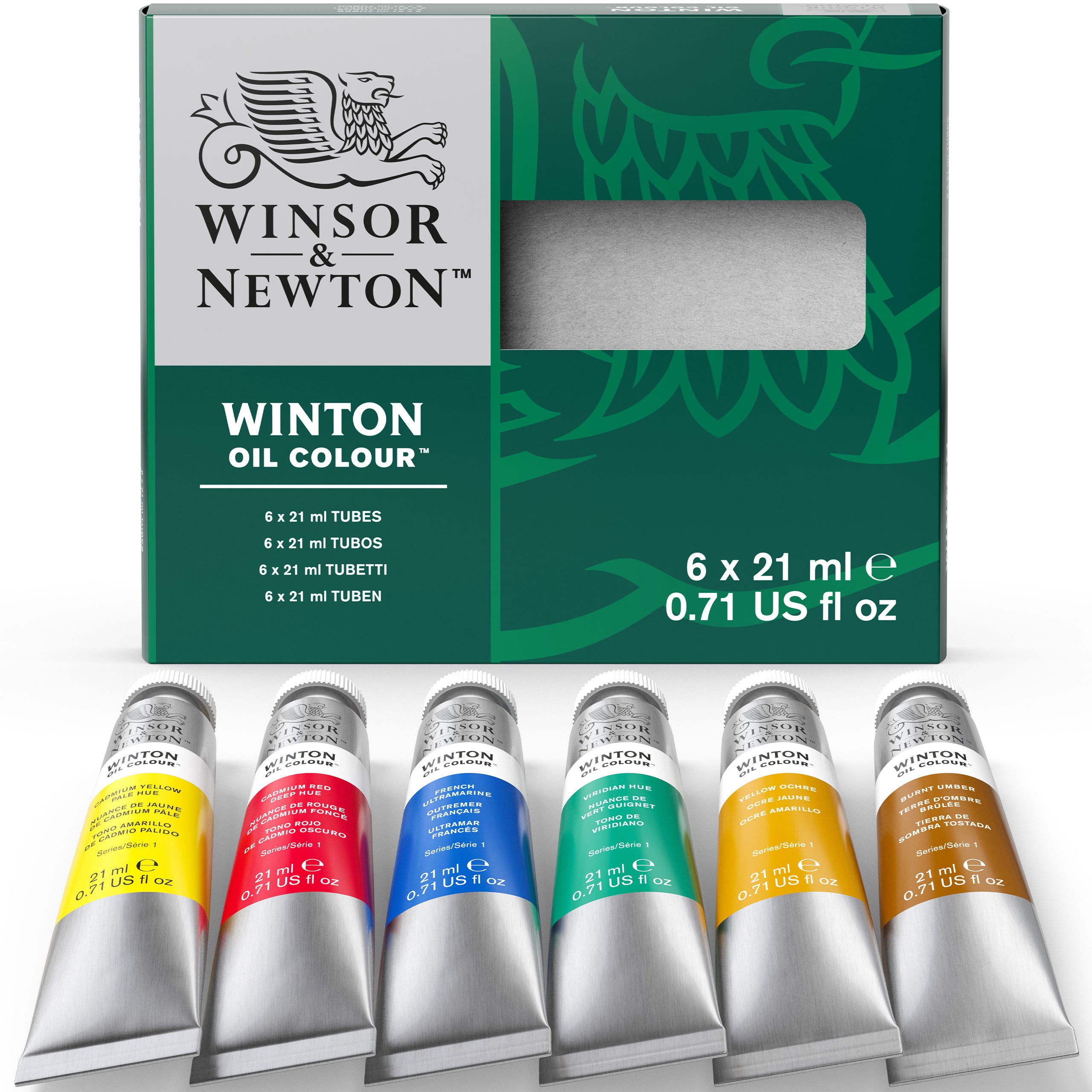 Winsor & Newton Winton Oljefärgset - 6 x 21 ml