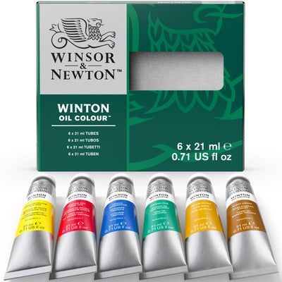 Winsor & Newton Winton Oljefärgset - 6 x 21 ml