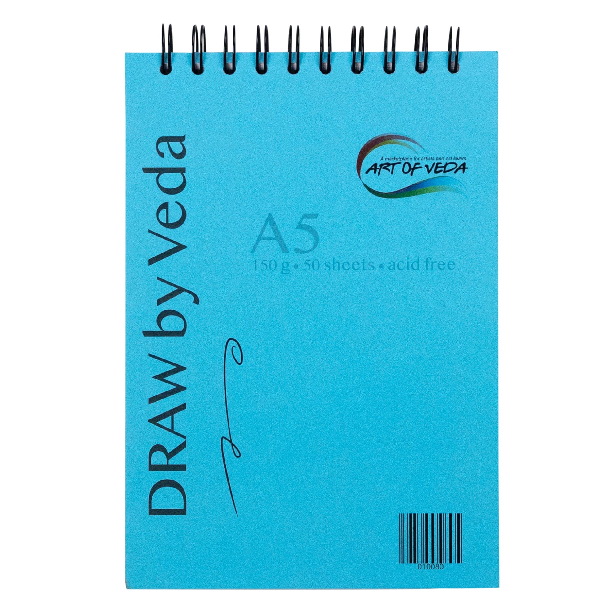 Ritblock DRAW by Veda - 150 g, 50 ark - A5 fargprov