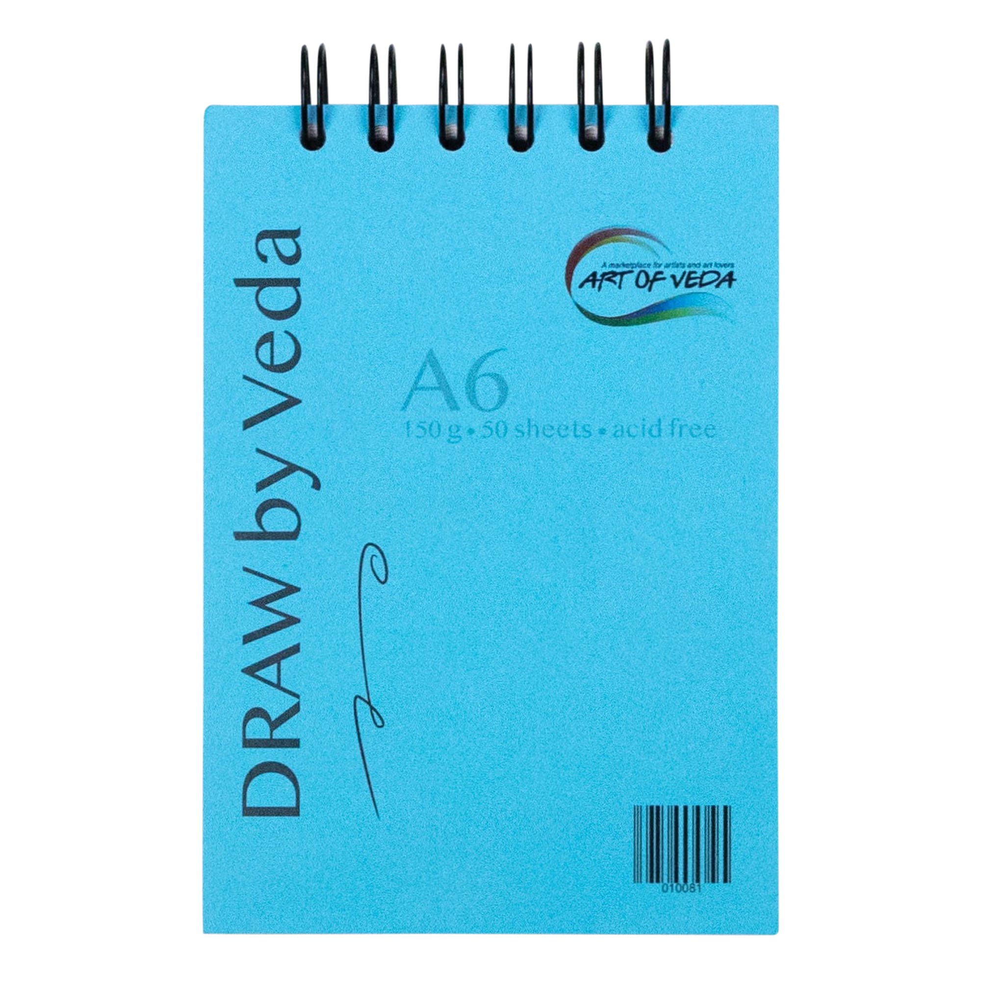 Ritblock DRAW by Veda - 150 g, 50 ark - A6 fargprov