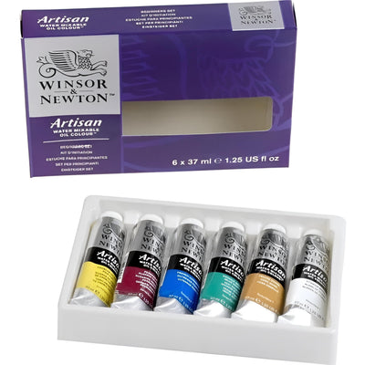 Winsor & Newton Artisan Oljefärgset - Water Mixable Oil Colour Set - 6 x 37 ml
