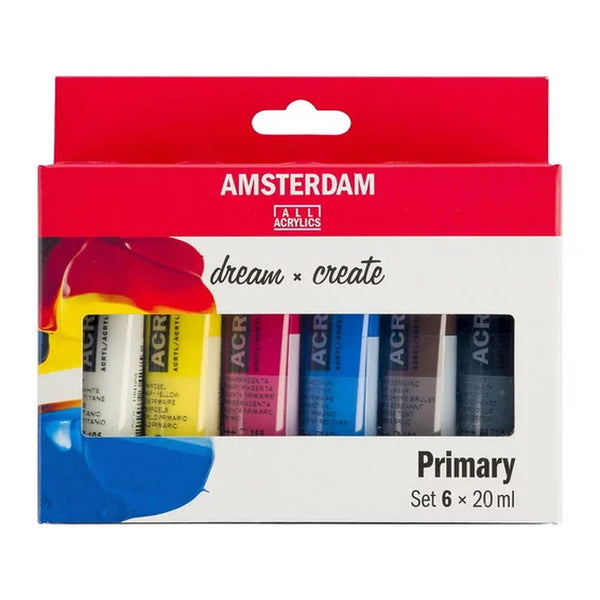 Amsterdam Akrylfärgset - Standardfärger - 20 ml