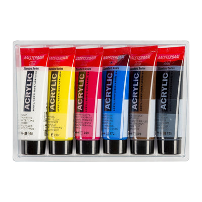 Amsterdam Akrylfärgset - Standardfärger - 20 ml