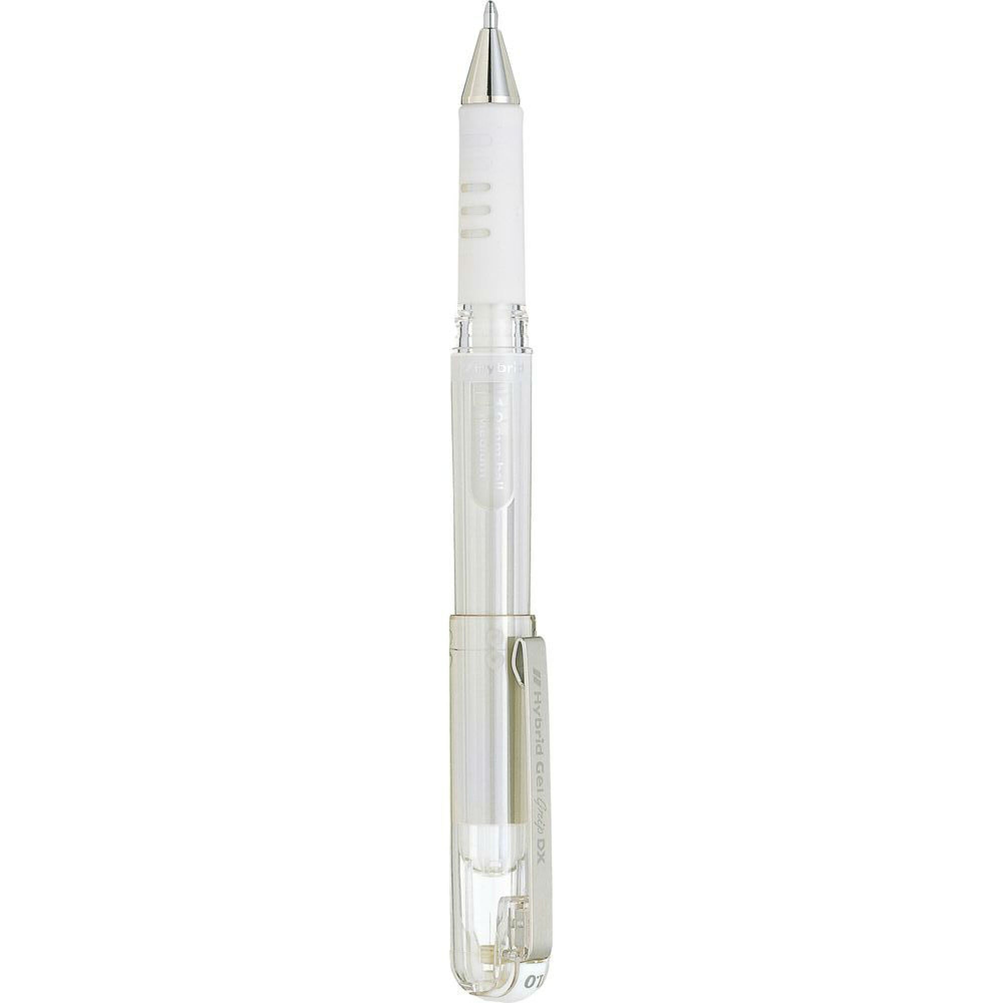 Pentel Gelpenna - Hybrid Gel Grip 1 mm - Metallic - White