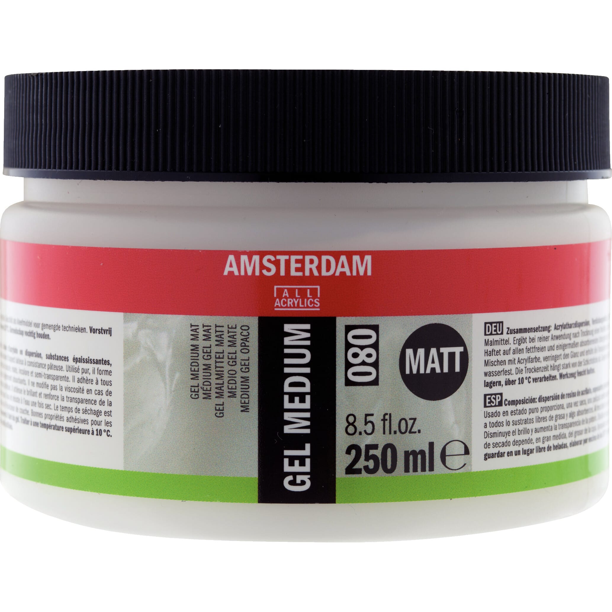 Amsterdam Akrylmedium - Gel Medium Matt 080 - 250 ml