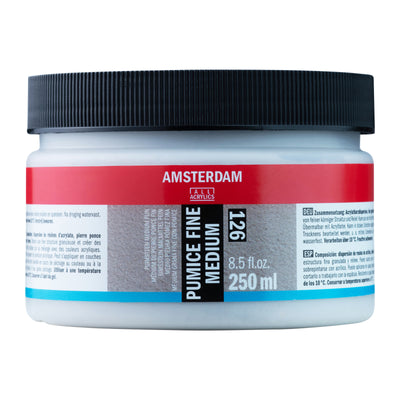 Amsterdam Akrylmedium - Pumice Fine Medium 126 - 250 ml