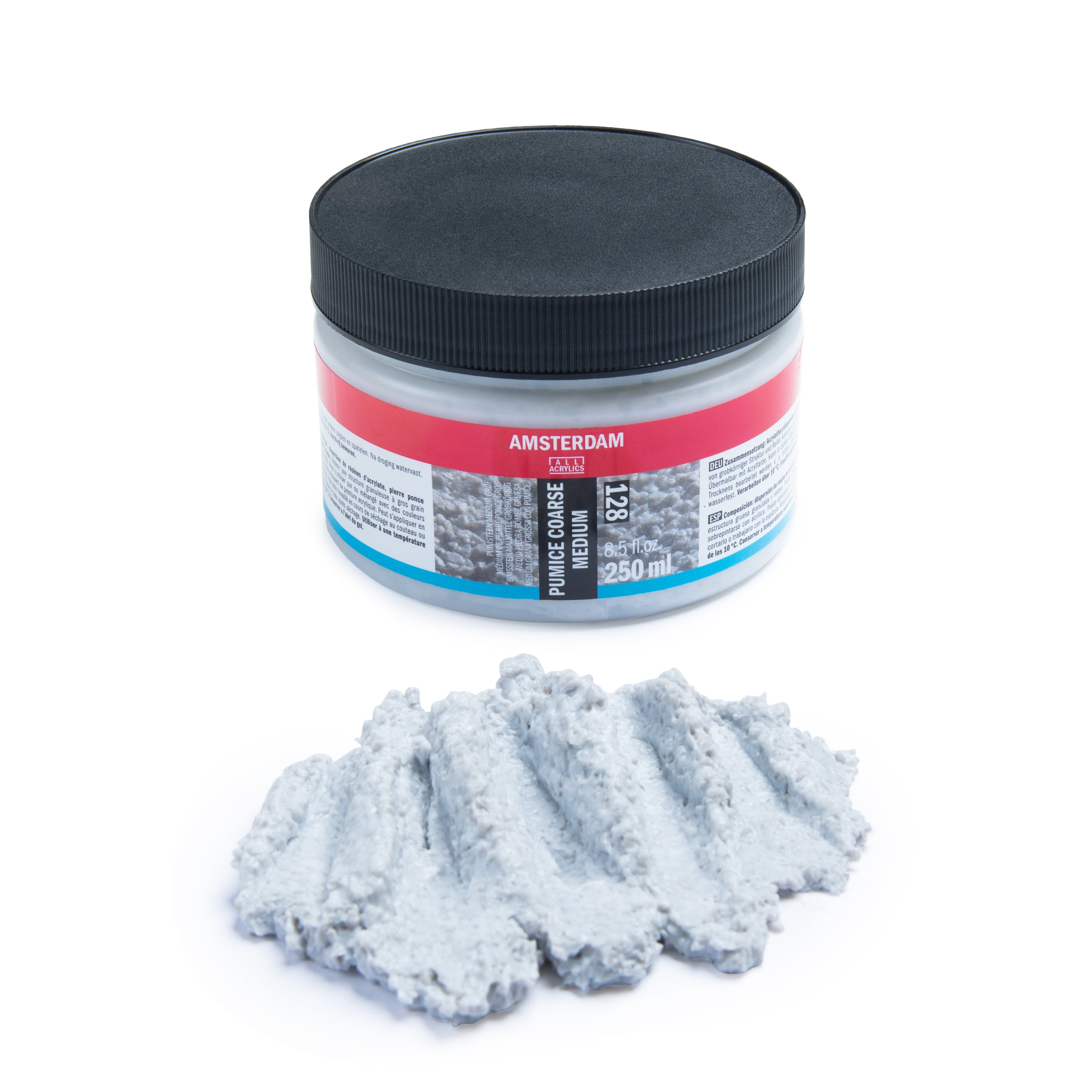Amsterdam Akrylmedium - Pumice Coarse Medium 128 - 250 ml