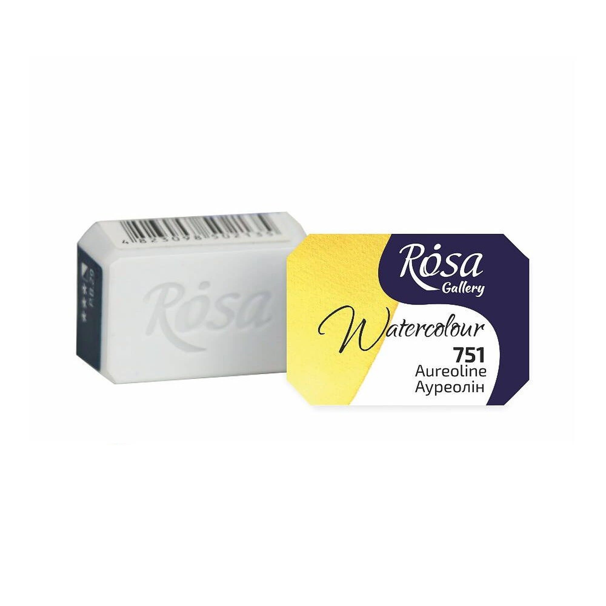 Rosa Gallery akvarellfärg helkopp - Aureoline #751