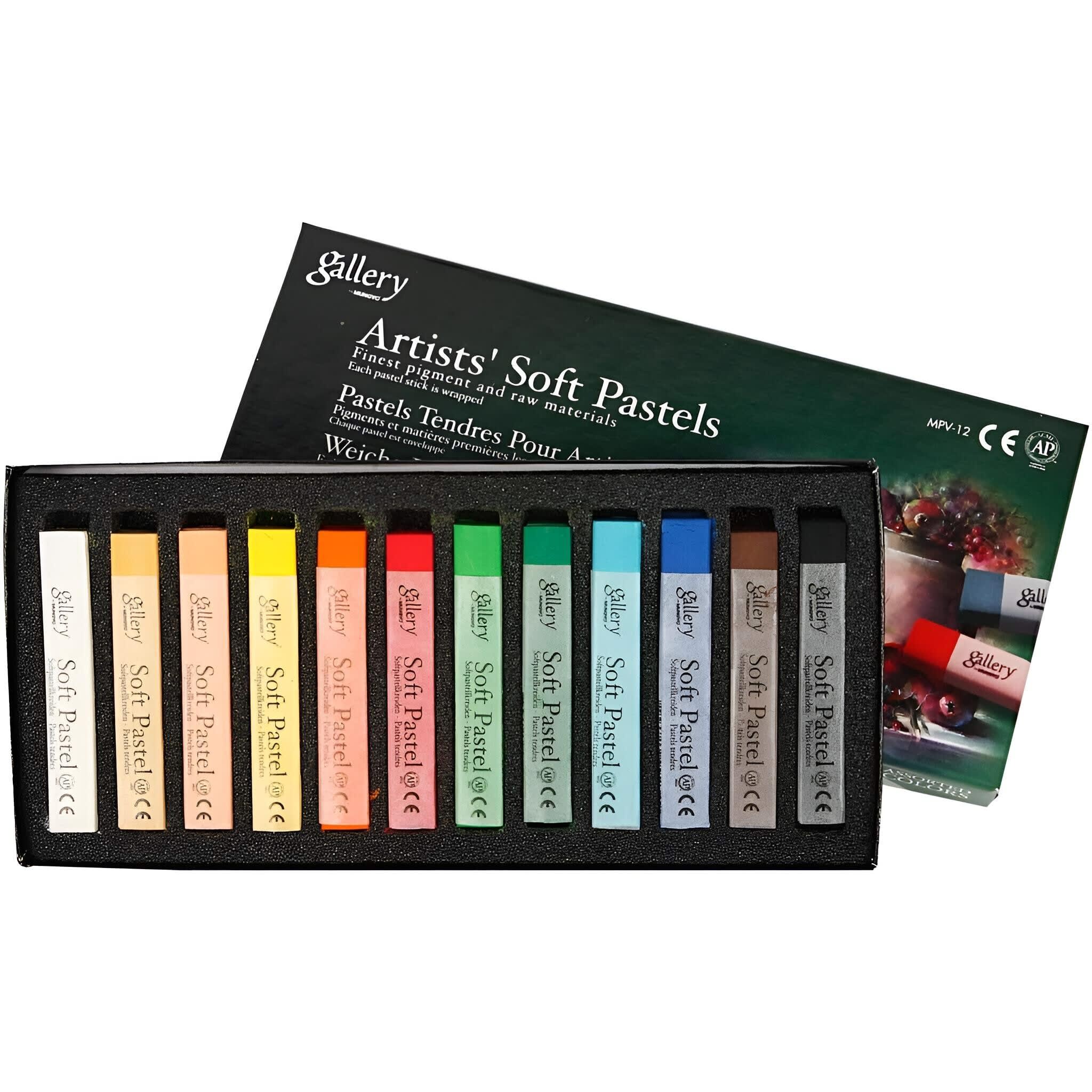 Gallery Torrpastell - Artists Soft Pastels - 12st