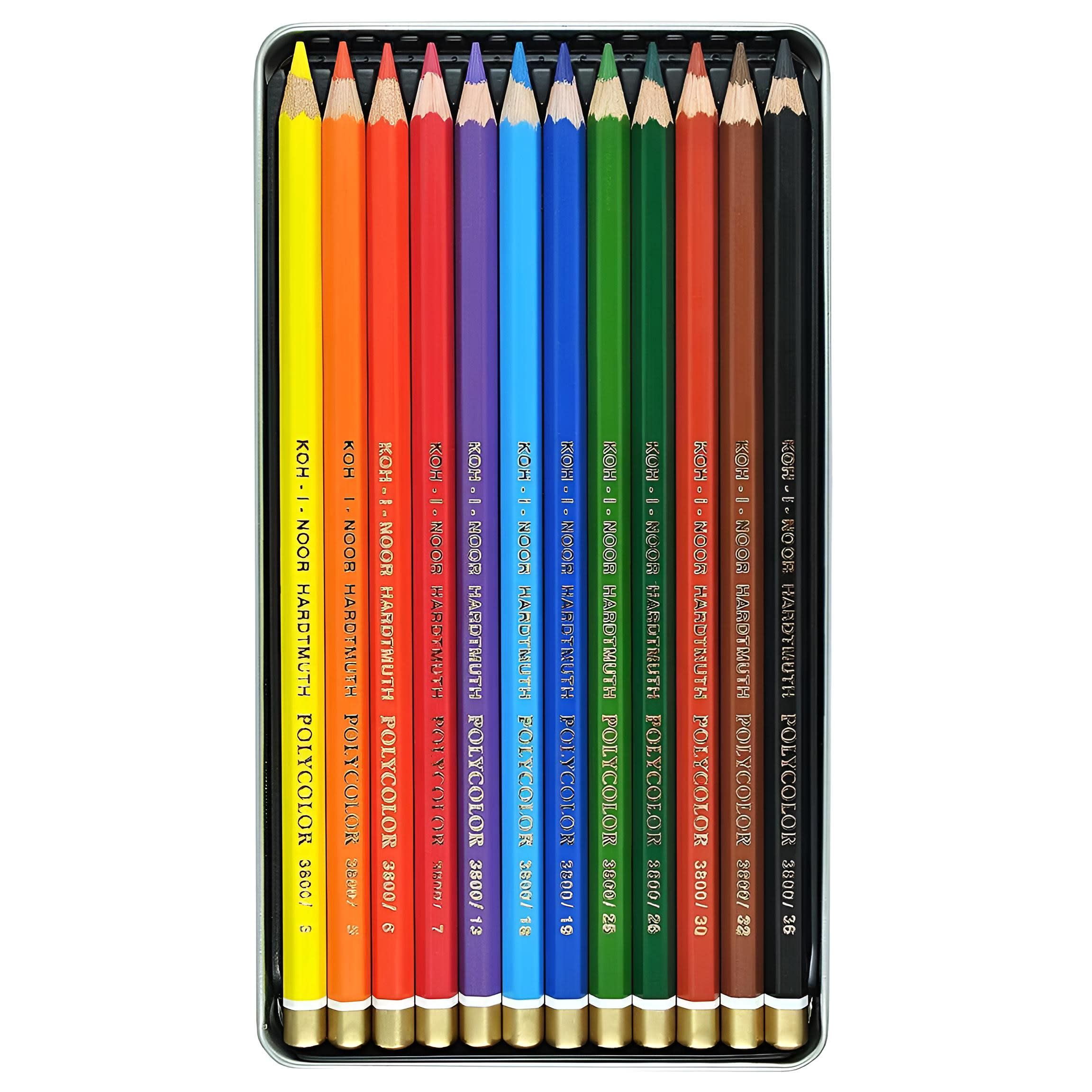 Koh-I-Noor Färgpennset - Polycolor - 12st fargprov