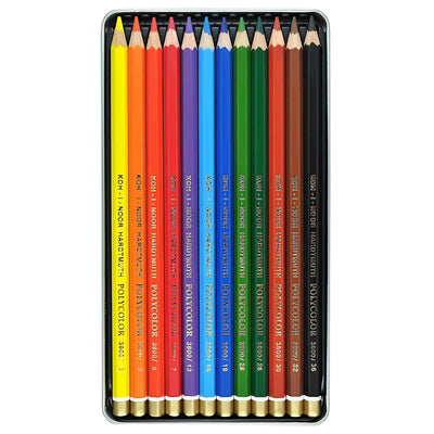 Koh-I-Noor Färgpennset - Polycolor - 12st fargprov