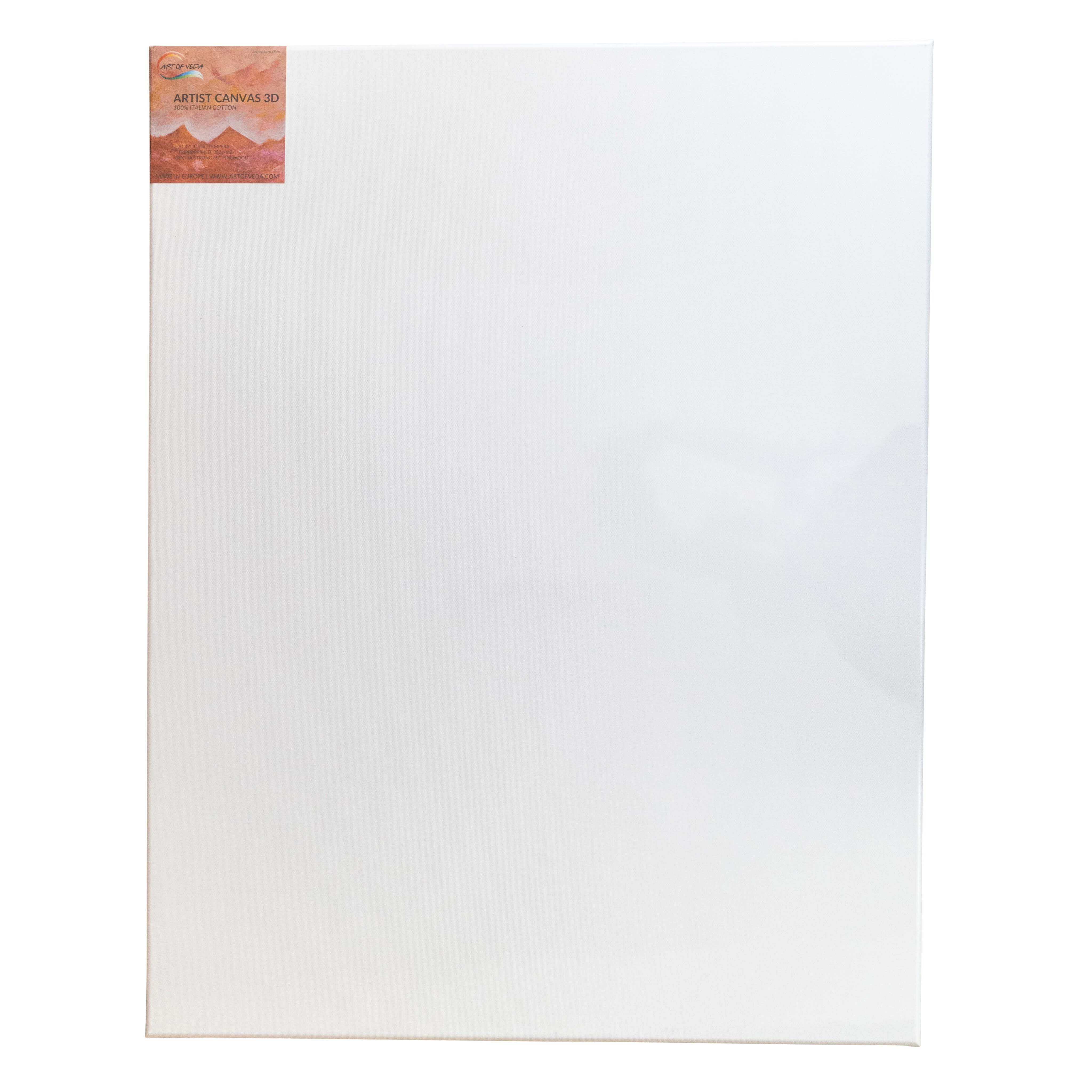 Uppspänd Målarduk i Bomull – Artist Canvas 3D – Art of Veda - 70 x 90cm
