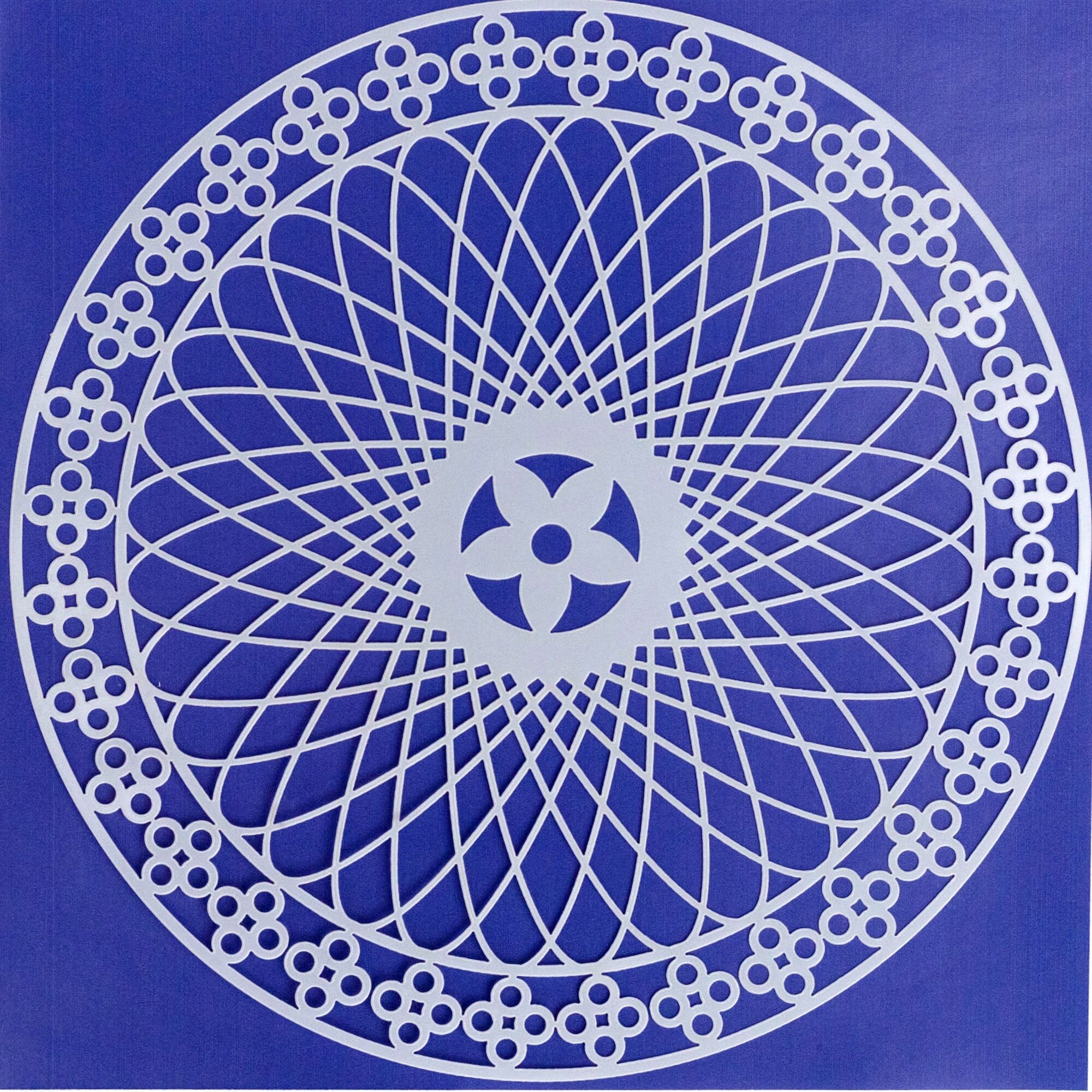 Schablon 15 x 15 cm - Mandala Infinite - Art of Veda