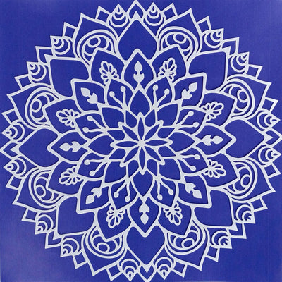 Schablon 15 x 15 cm - Mandala Flow - Art of Veda