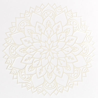 Schablon 15 x 15 cm - Mandala Flow - Art of Veda fargprov