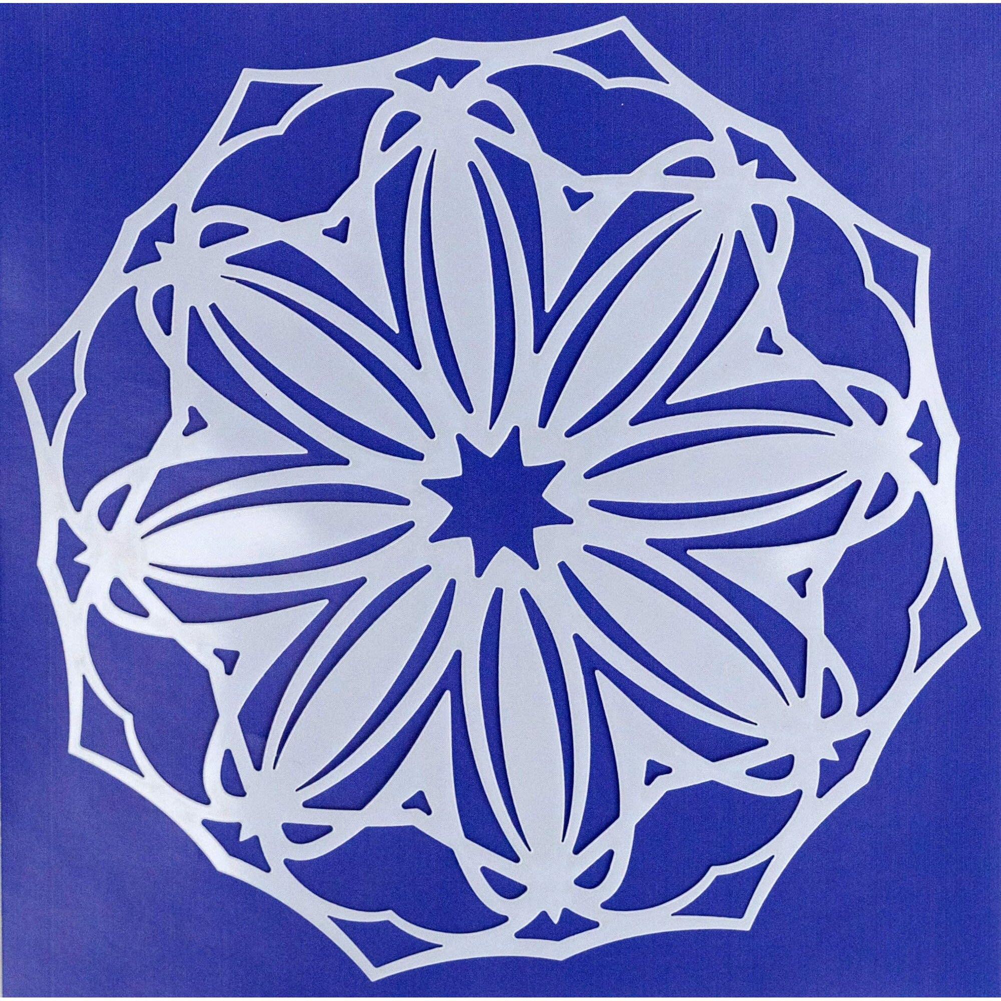 Schablon 15 x 15 cm - Mandala Aligned - Art of Veda
