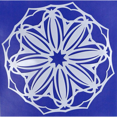Schablon 15 x 15 cm - Mandala Aligned - Art of Veda