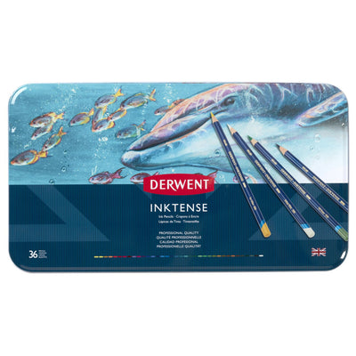 Derwent Akvarellpennor - Inktense Pencils - 36st