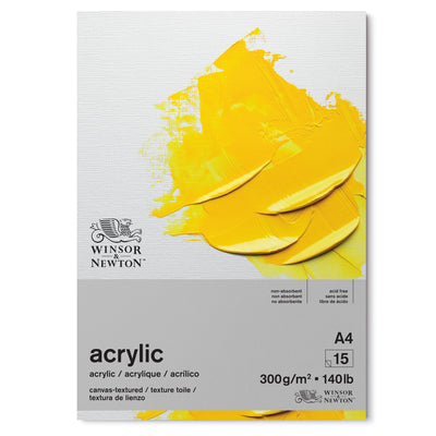 Akrylblock – Galeria – Grov Gräng, 300 g, 15 ark – Winsor & Newton