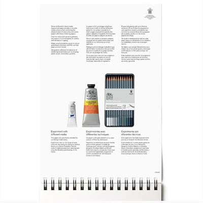 Mixed Mediablock – 250 g, 30 ark – Winsor & Newton - A4