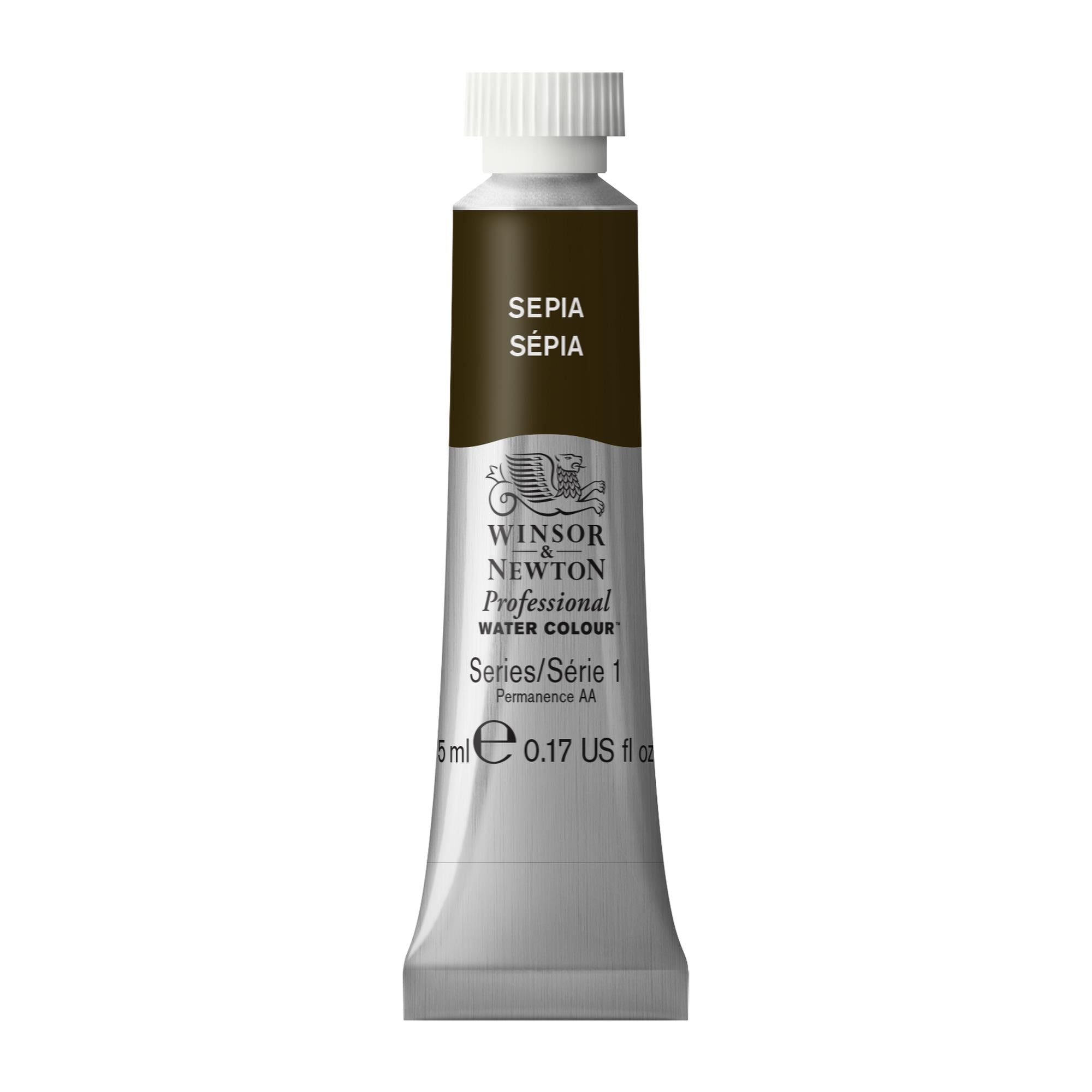 Winsor & Newton Professional akvarellfärg 5ml Sepia #609