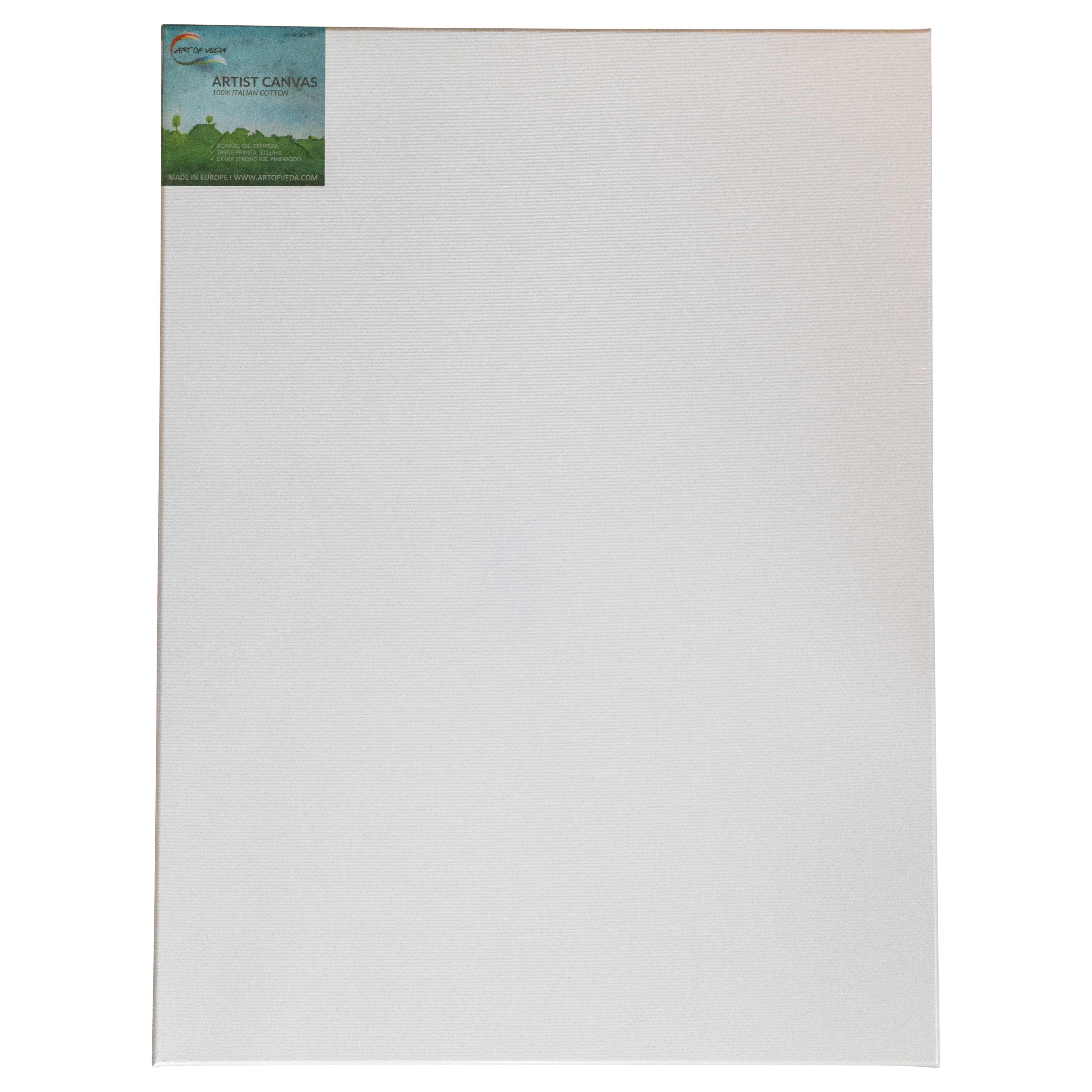 Uppspänd Målarduk i Bomull – Artist Canvas – Art of Veda - 60 x 80cm