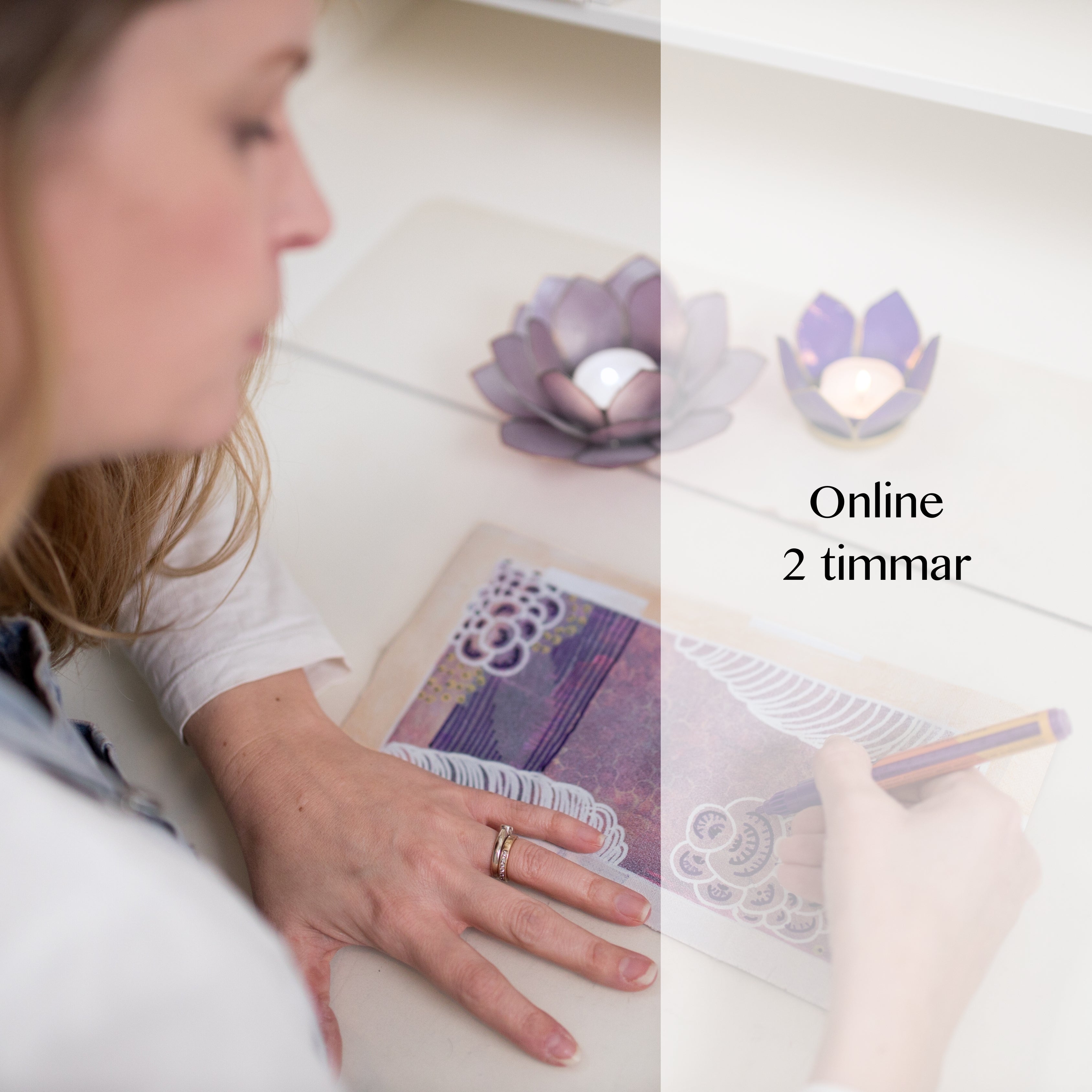 Målarkurs online - Måla med Mindfulness