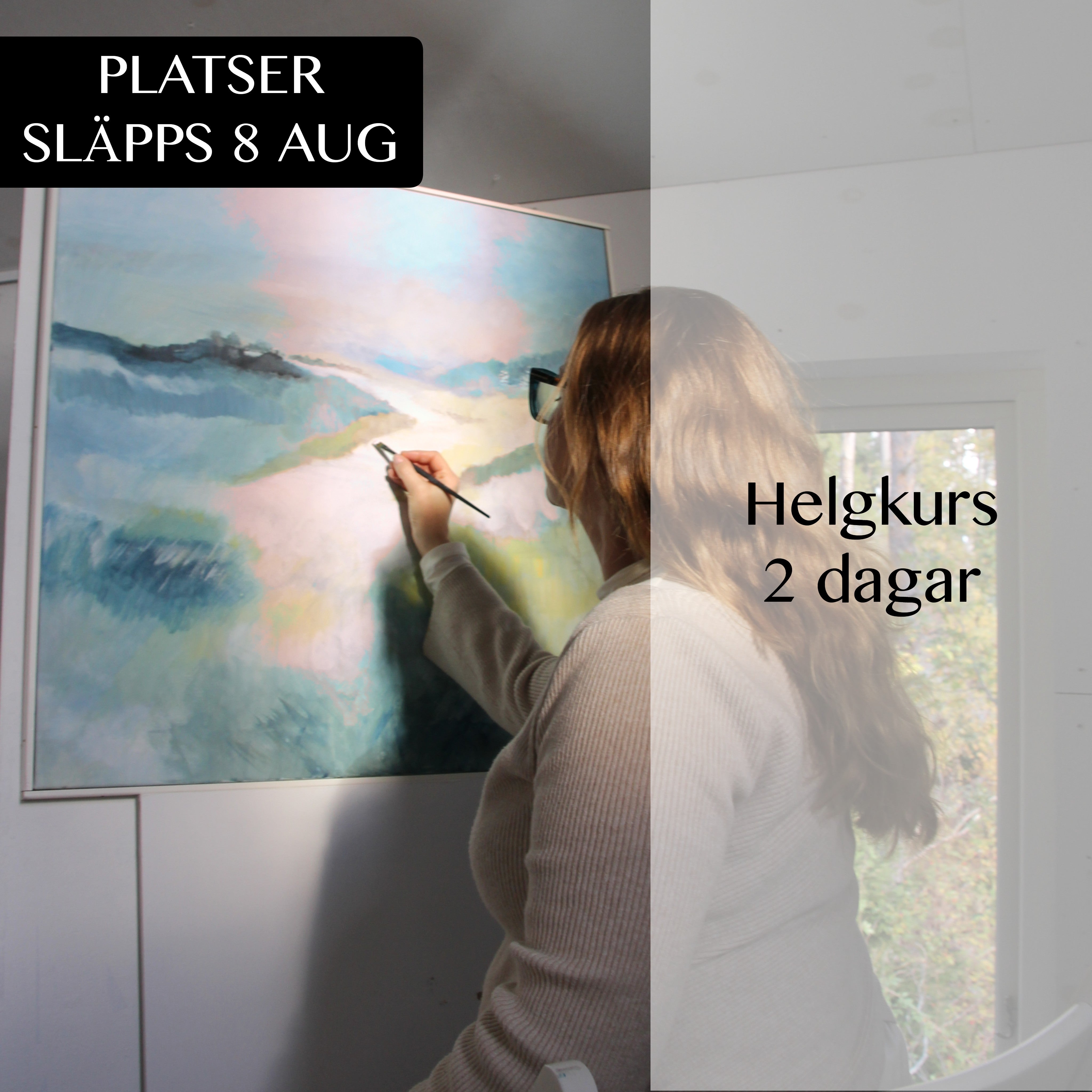 Målarkurs Vedic Art Grund - Måla Fritt