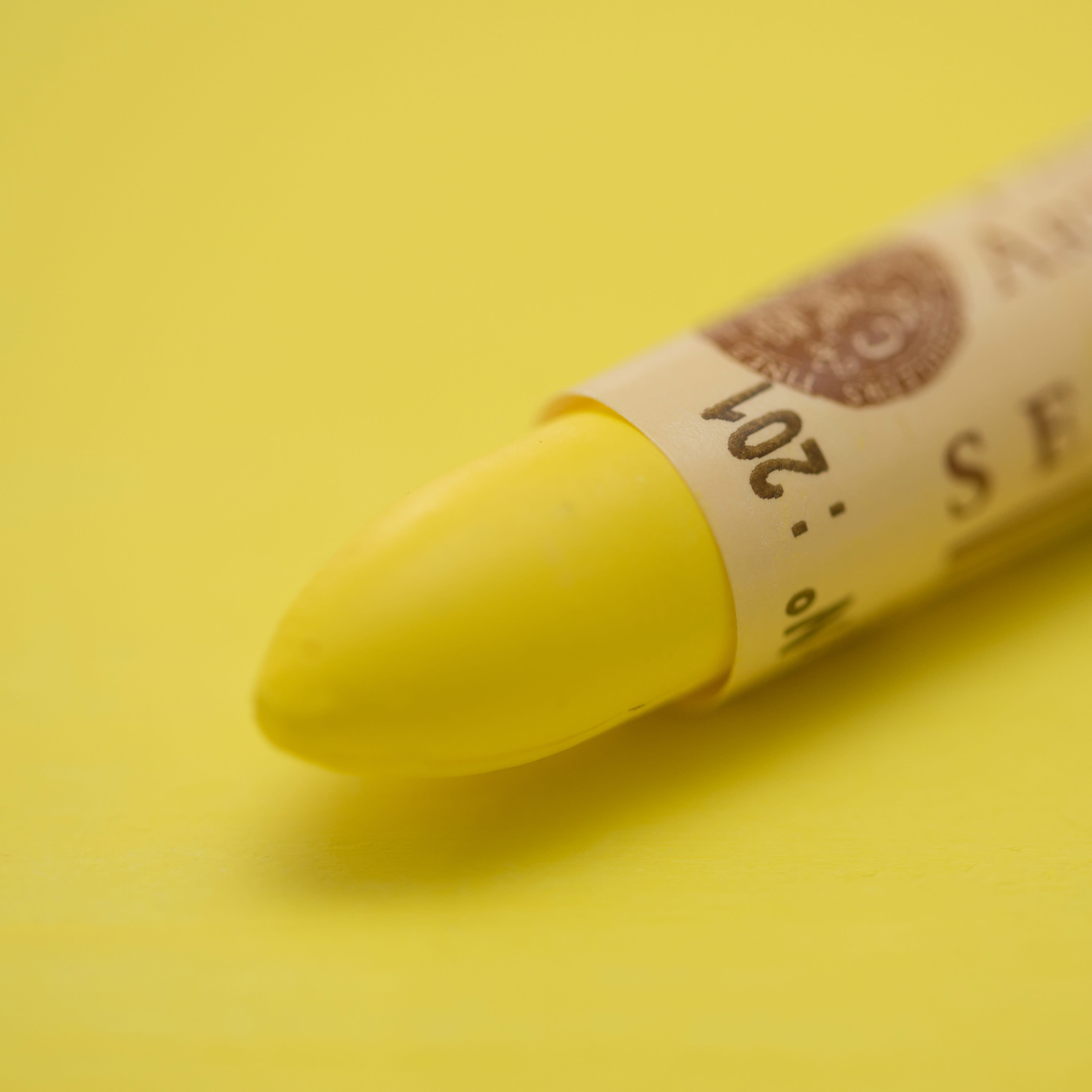 Sennelier Oil Pastel 5ml Oljepastellkrita - Nickel Yellow #201 fargprov