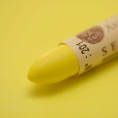 Sennelier Oil Pastel 5ml Oljepastellkrita - Nickel Yellow #201 fargprov