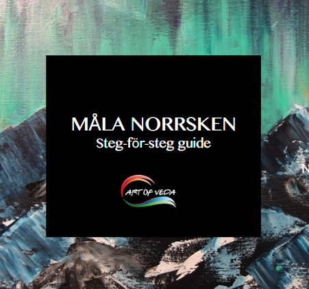Premiumguide: Måla norrsken steg för steg – PDF-guide i akrylmålning