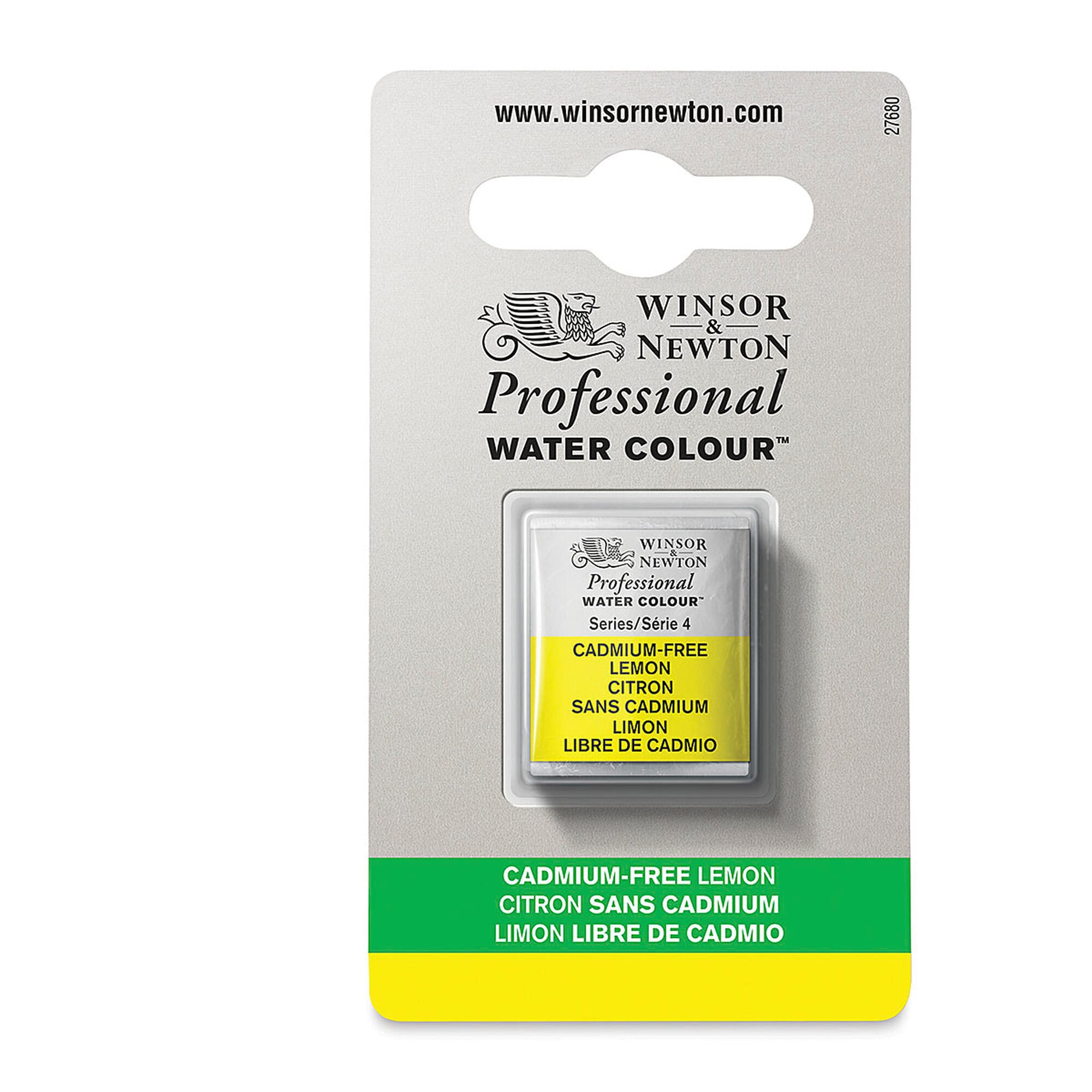 Winsor & Newton Professional akvarellfärg halvkopp - Cadmium-free Lemon #898