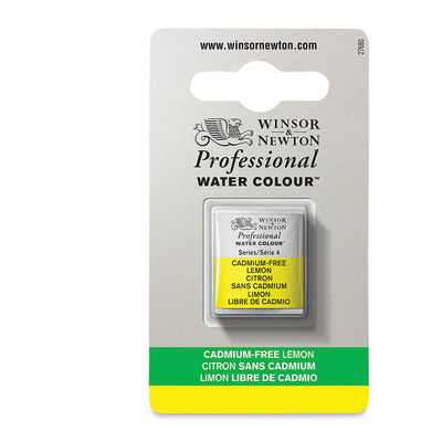 Winsor & Newton Professional akvarellfärg halvkopp - Cadmium-free Lemon #898