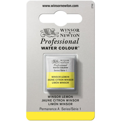 Winsor & Newton Professional akvarellfärg halvkopp - Winsor lemon #722